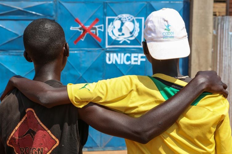 The Unicef transit centre in Bria.