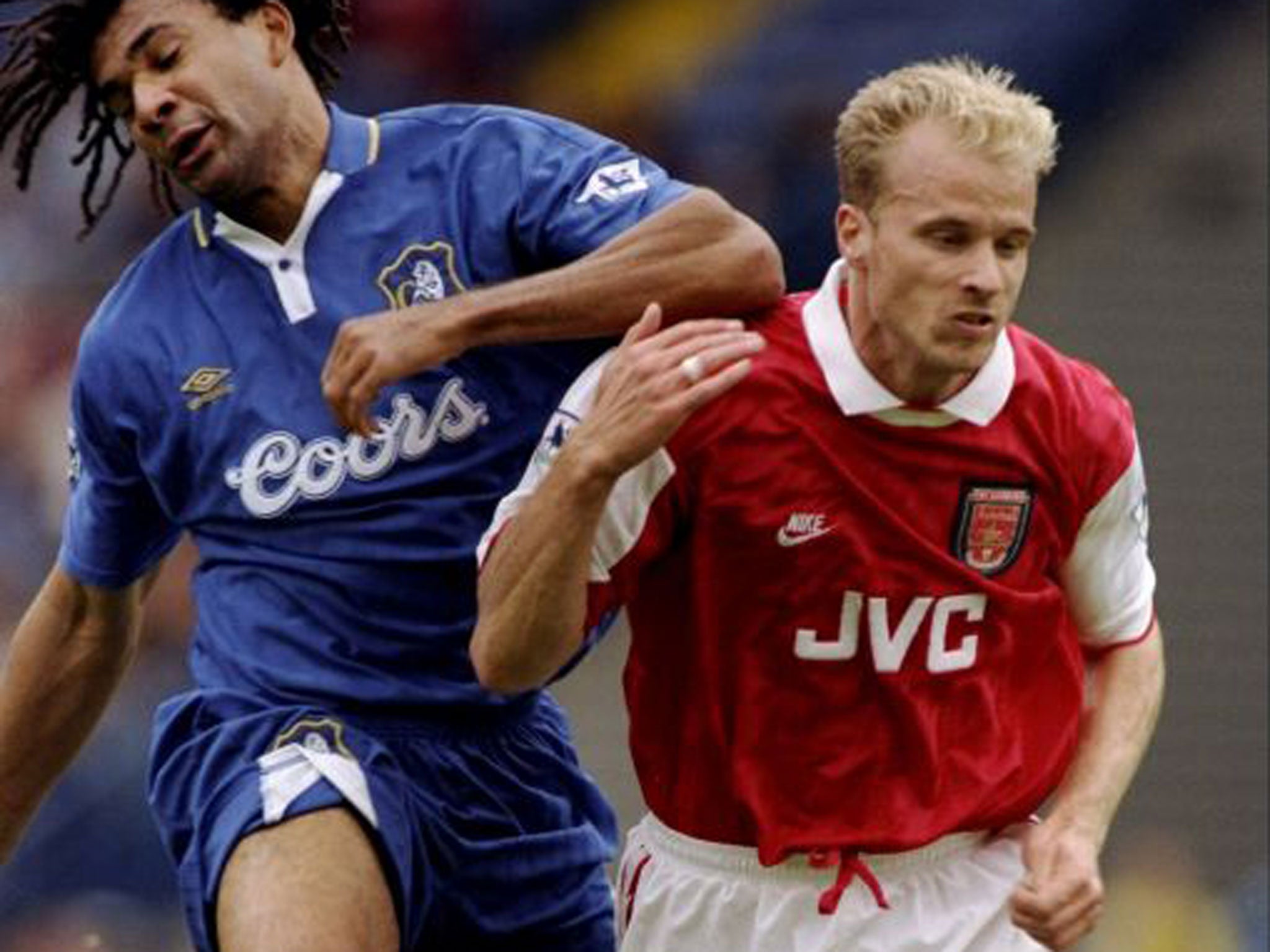 Dennis Bergkamp, right, Arsenal: £25,000-a-week