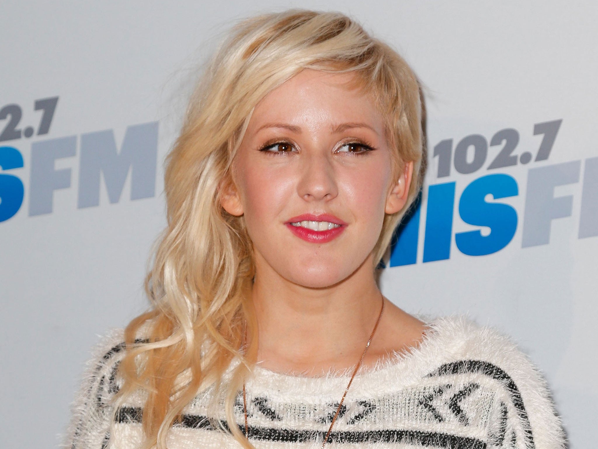 Goulding is like a random student who's turned up to see a show, only to be press-ganged into performing