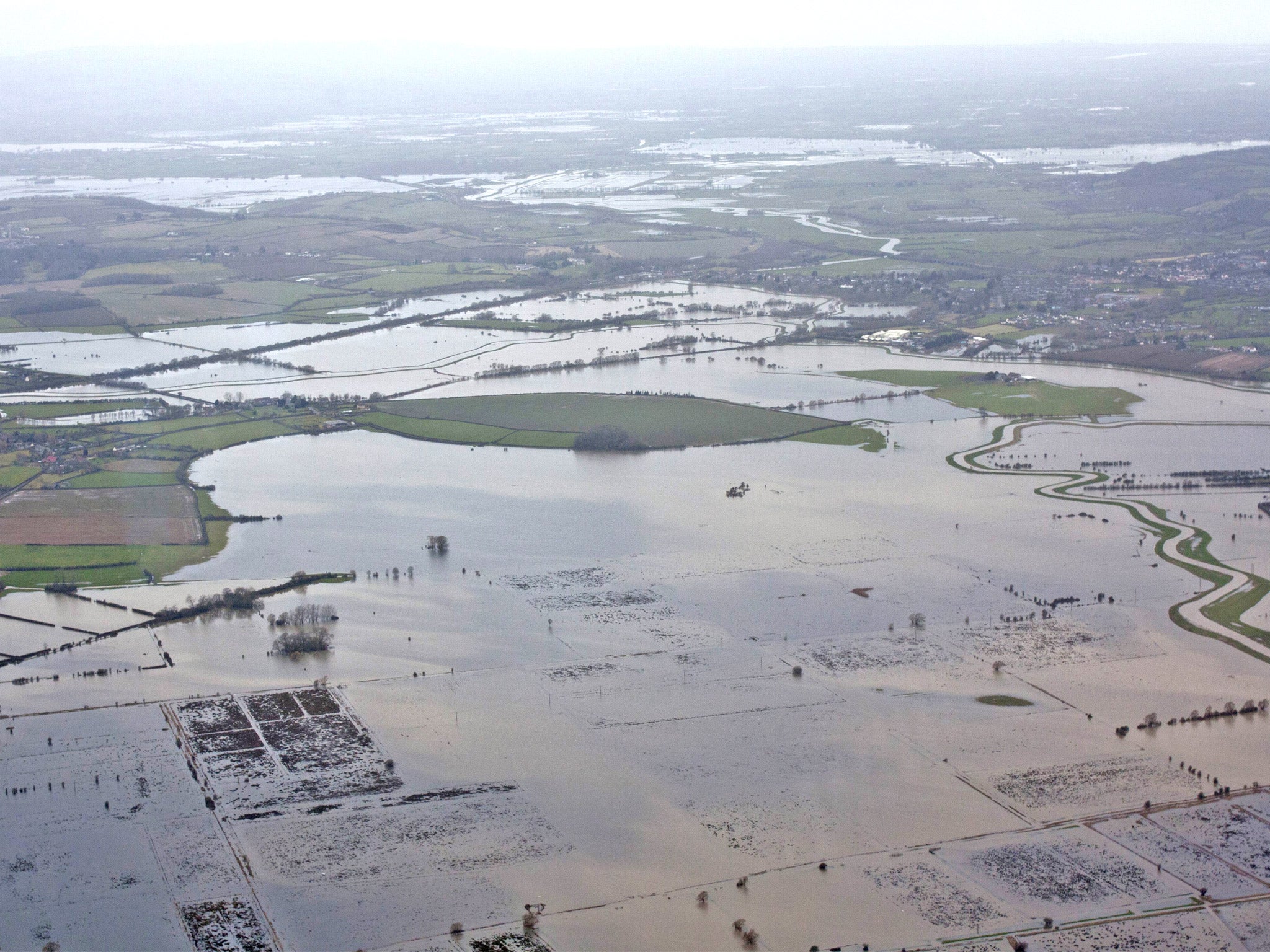 Fields just west of RNAS Yeovilton in Somerset