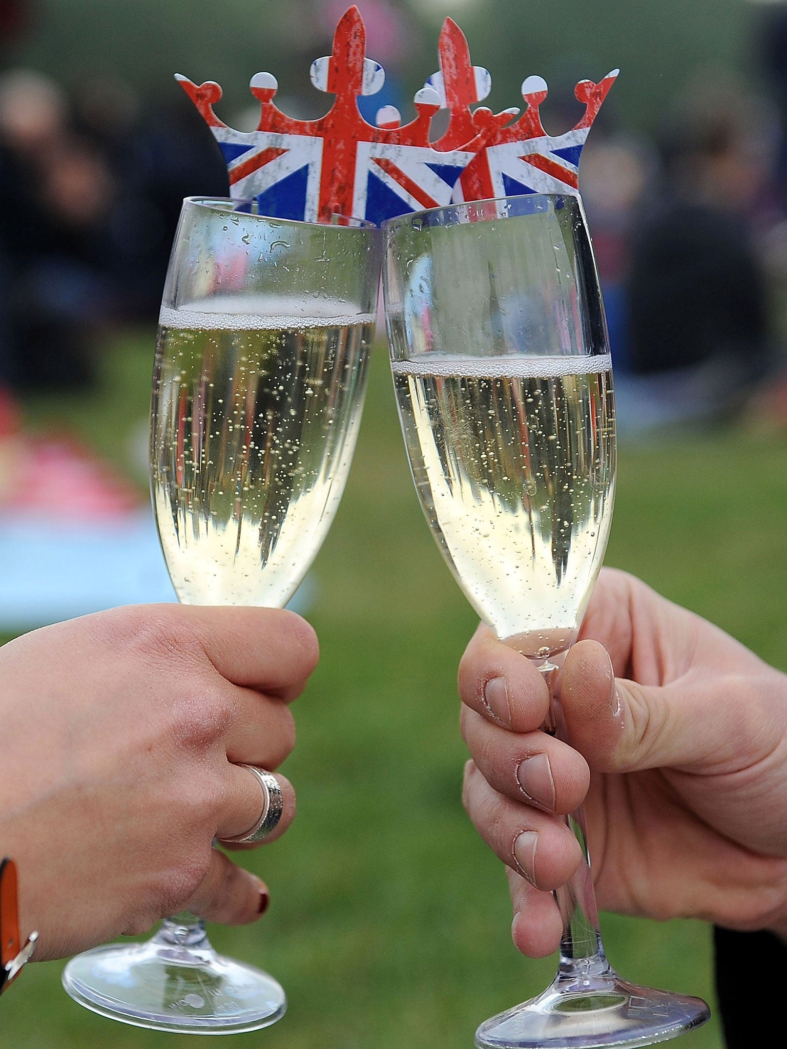 Although Brits celebrate New Year's Eve with a glass of bubbly, very few of the bottles will have English labels