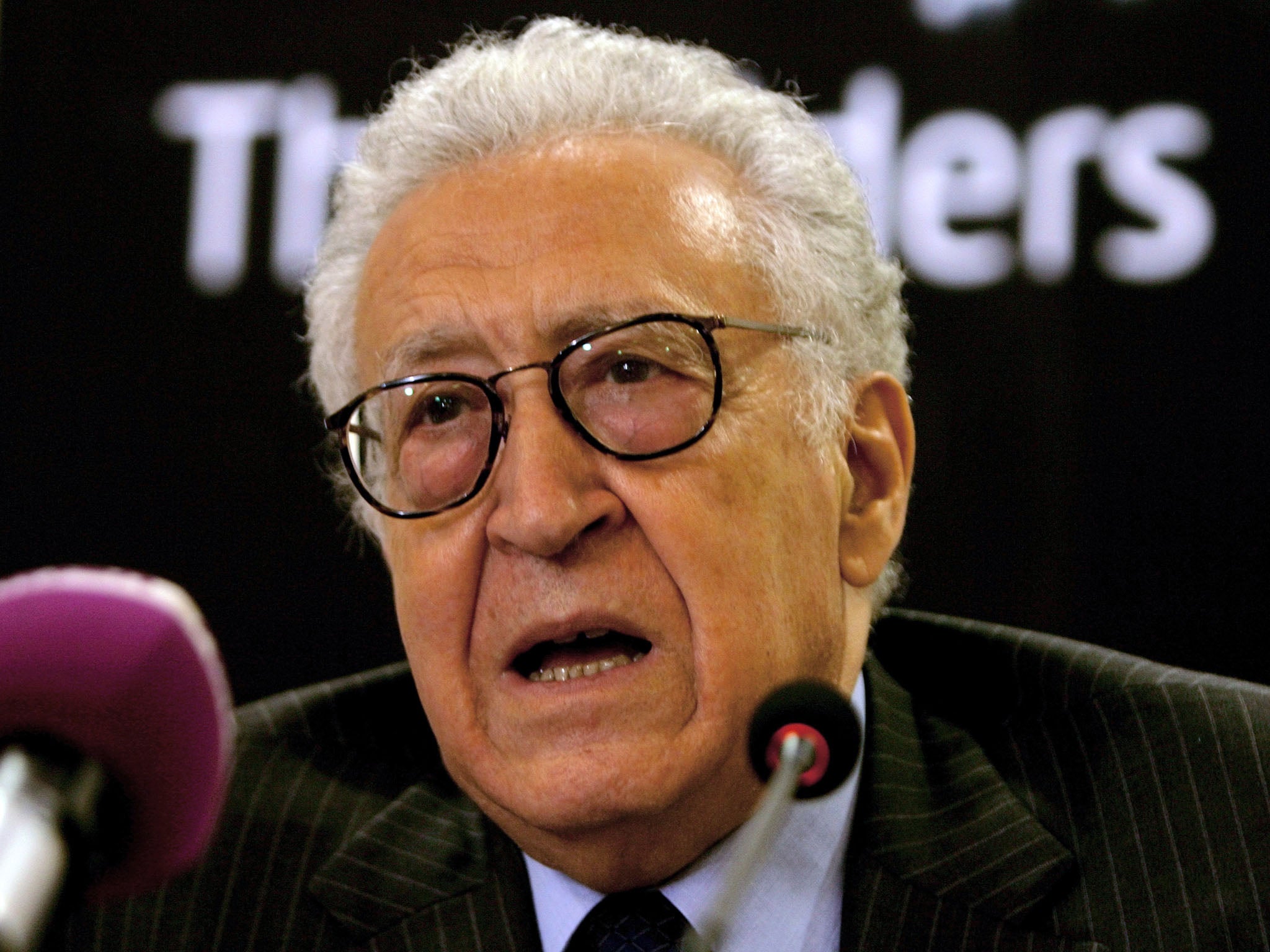 Lakhdar Brahimi, the joint UN-Arab League envoy to Syria