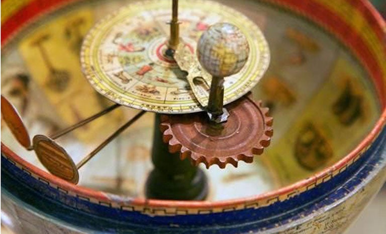 A 100-year-old globe from Spain that may have been an early example of interactive education