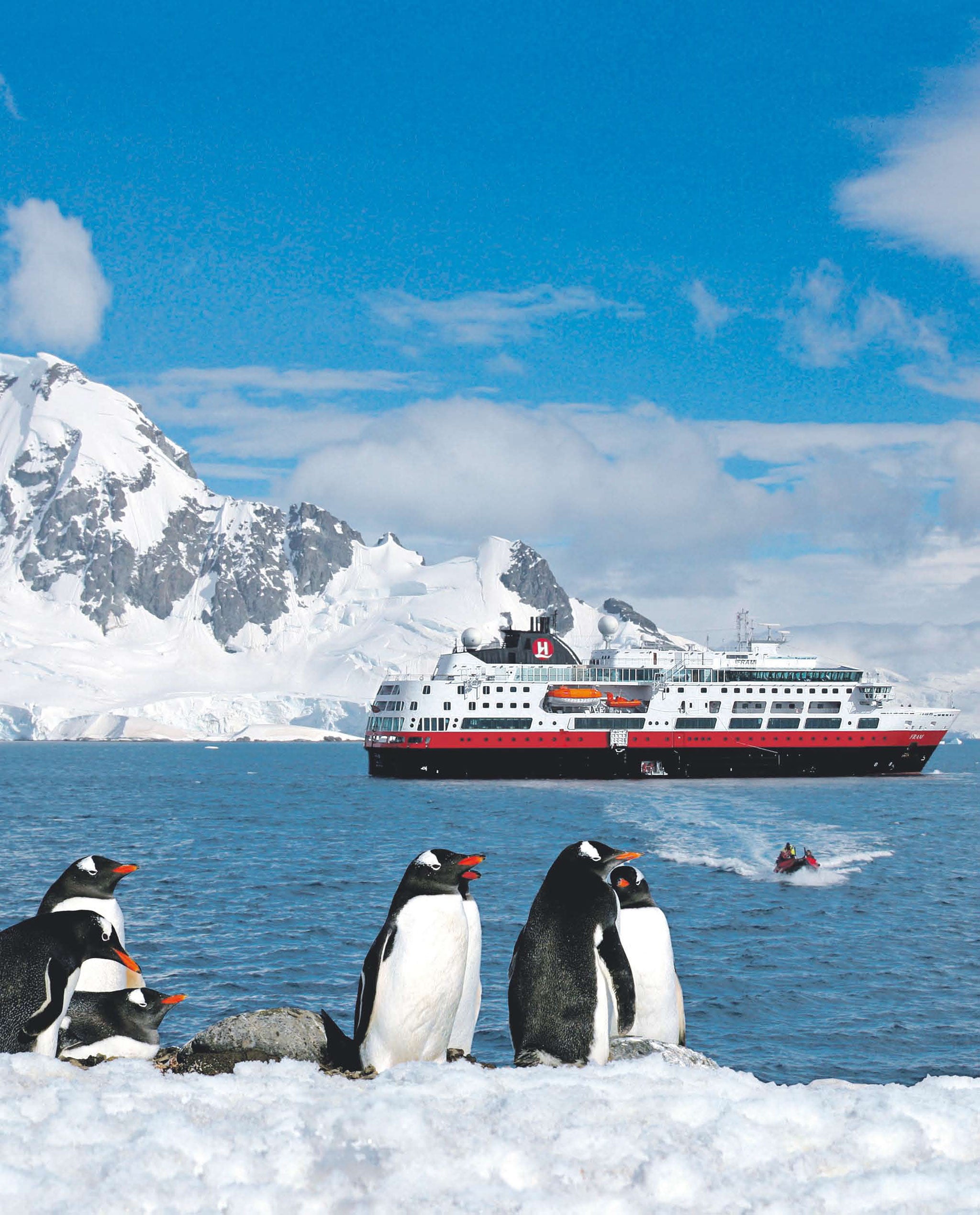 Camp for a night in Antarctica with Hurtigruten