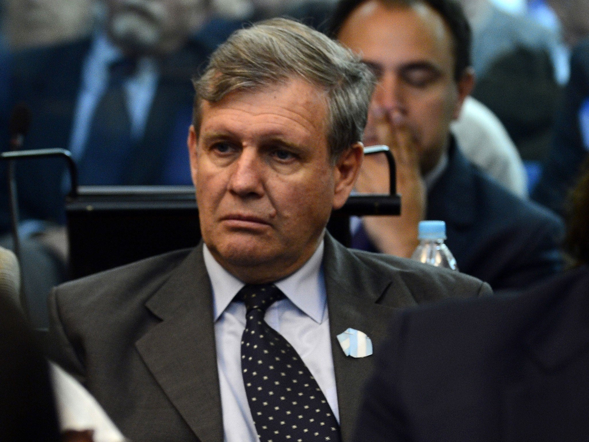 Hot potato: the former UK POW Alfredo Astiz was jailed for life in Argentina in 2011