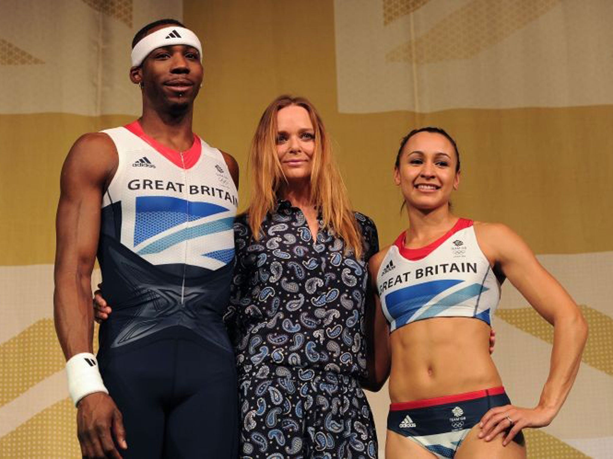 Phillips Idowu, Stella McCartney and Jessica Ennis