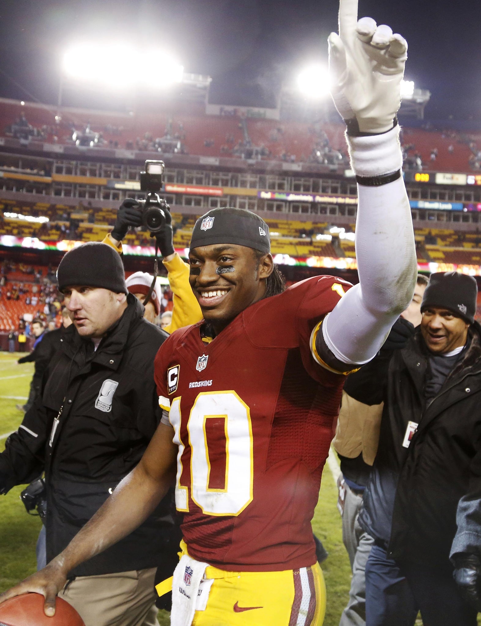 Washington Redskins quarterback Robert Griffin III