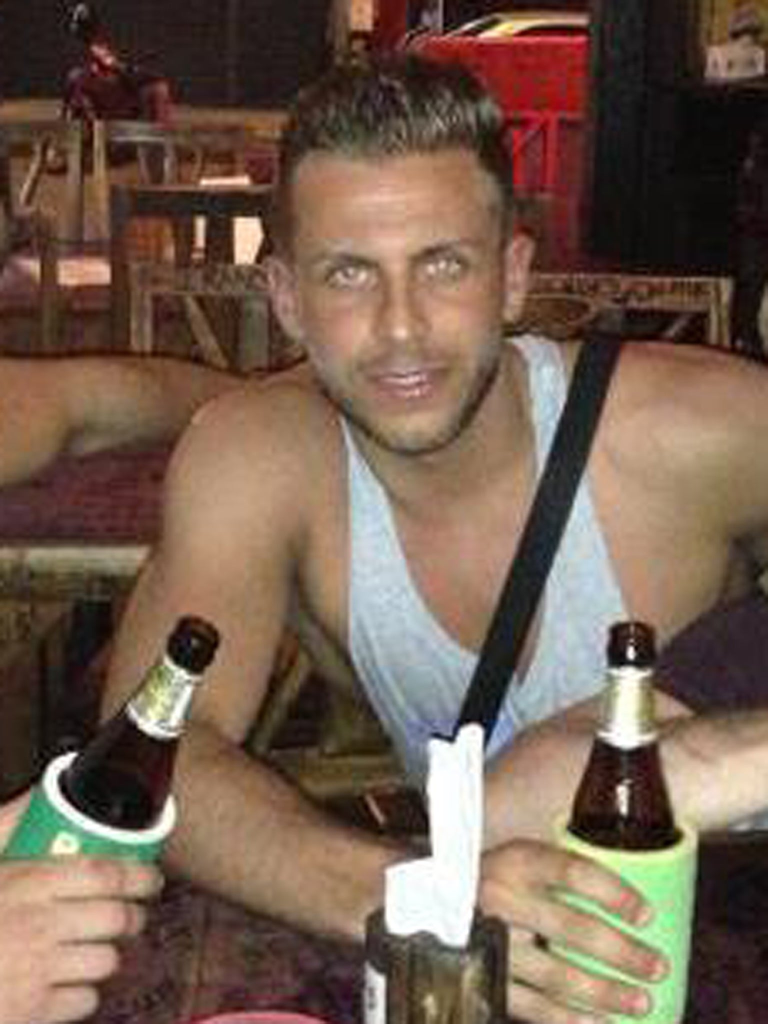 British holidaymaker Stephen Ashton pictured in Thailand in December