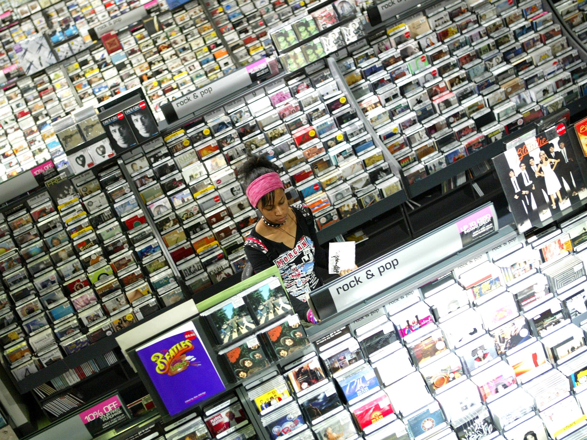 Sales of album CDs were down by 19 per cent in 2012