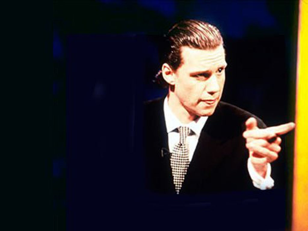 Chris Morris in Brass Eye (Getty)