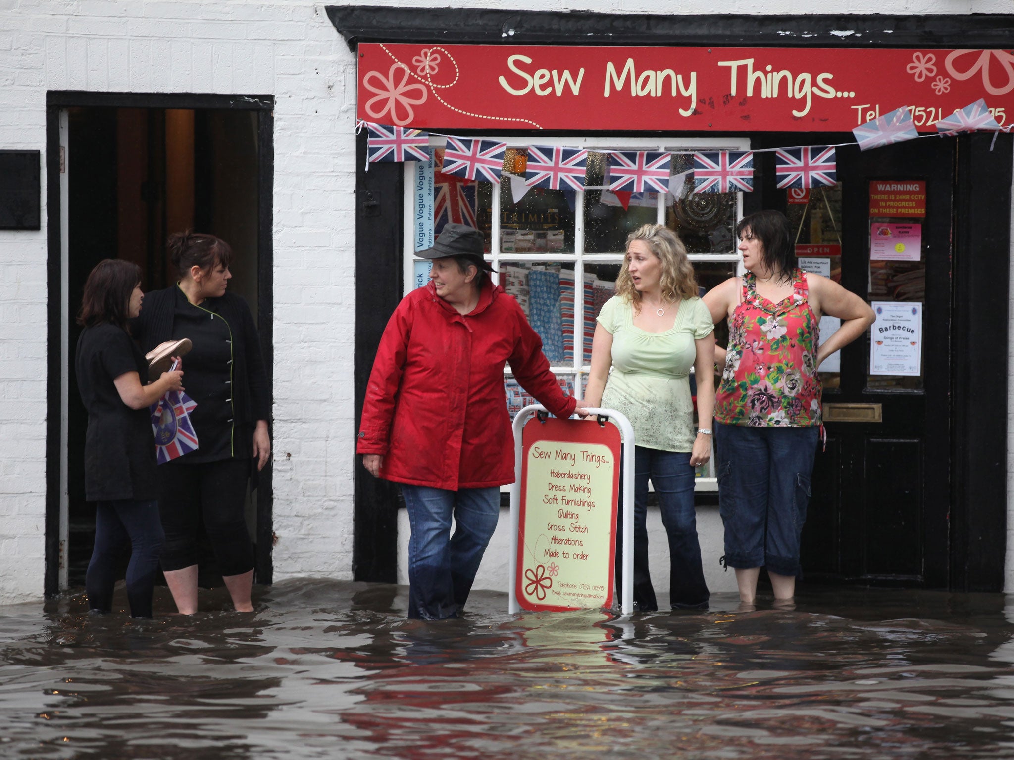 Penkridge, in Staffordshire, was hit by flooding in June this year