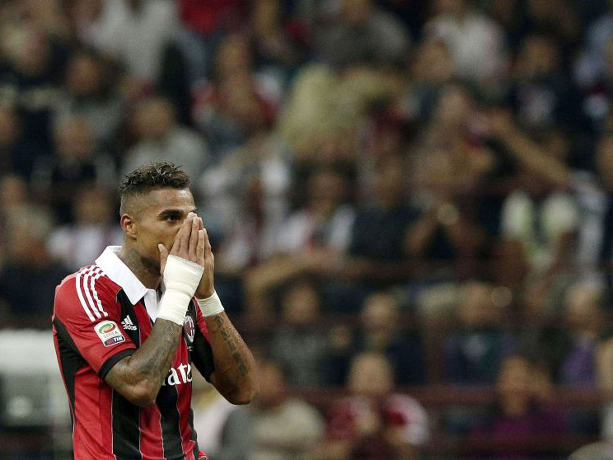 Kevin-Prince Boateng led the teams and officials off the pitch after racist abuse