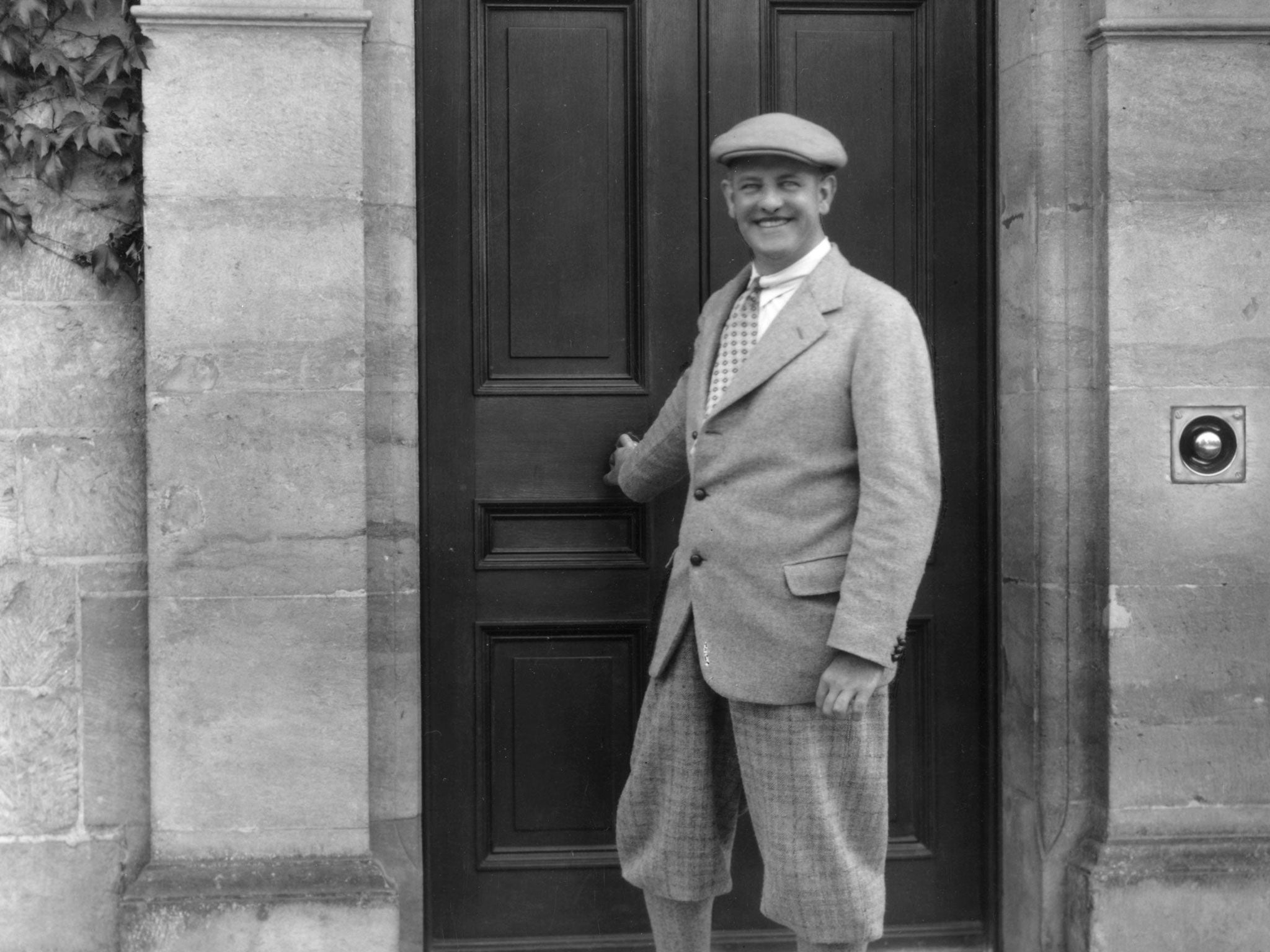 P G Wodehouse, creator of the characters Bertie Wooster and his valet Jeeves