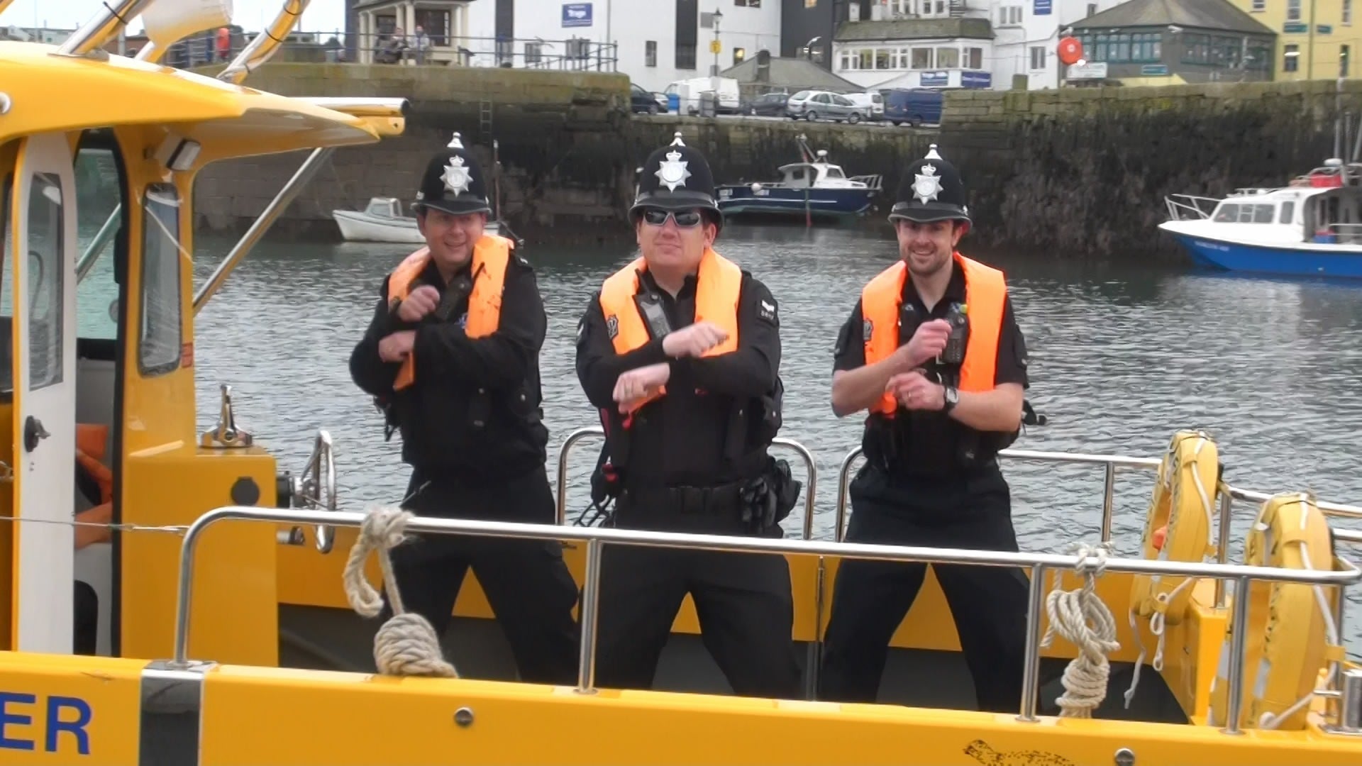 Hey, Sexy PC! Police officers dancing "Gangnam Style" as they make a video to help raise funds 12-year-old Josh Wilson who was diagnosed with a brain tumour in 2004.