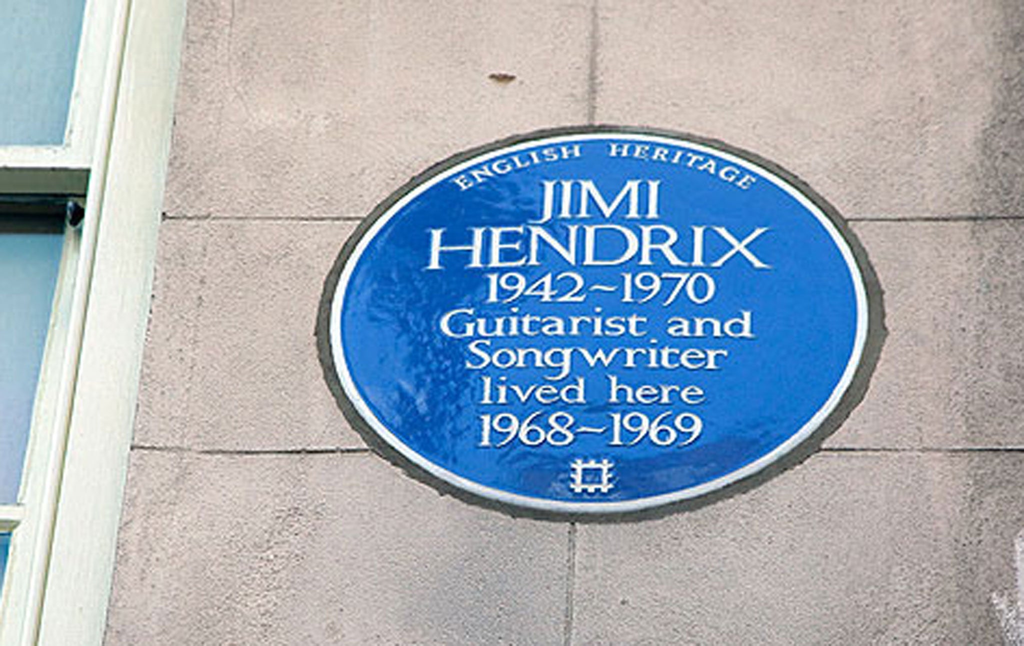 Jimi Hendrix's blue plaque