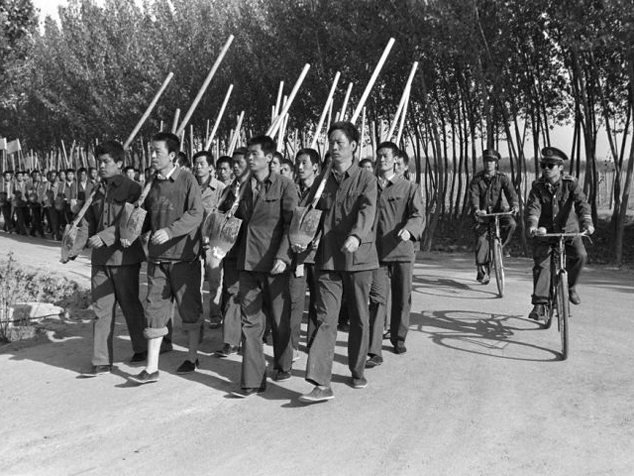 A ‘re-education through labour’ camp in Tuanhe, near Beijing, in 1986