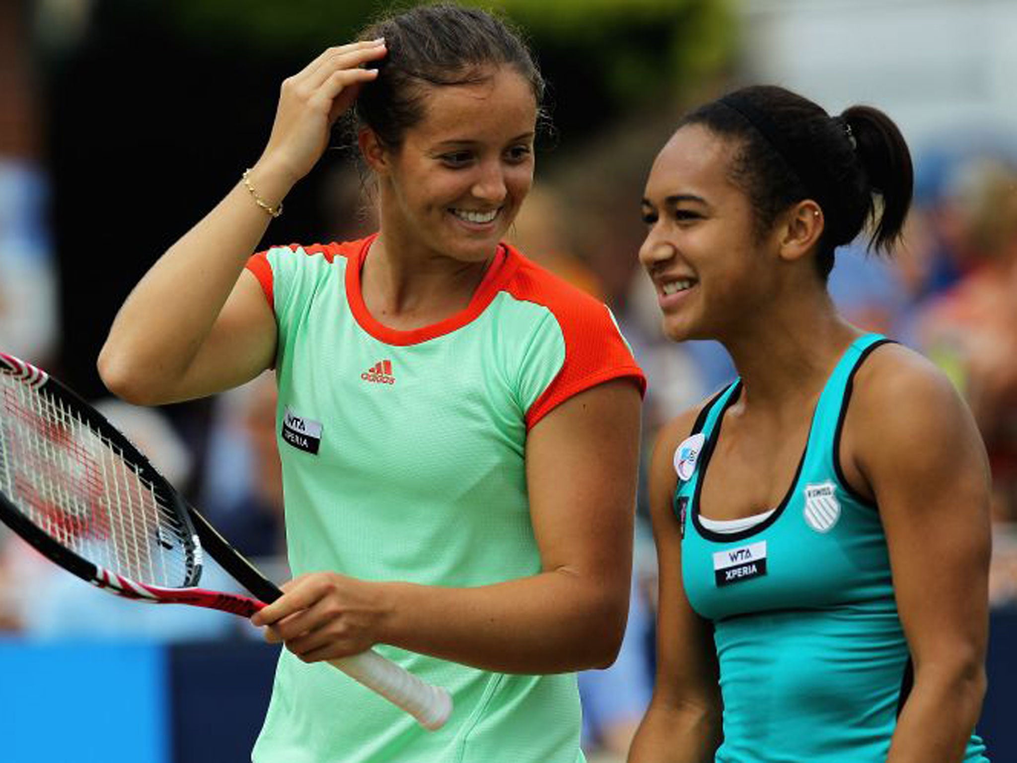 Laura Robson and Heather Watson have hit new heights in the past year