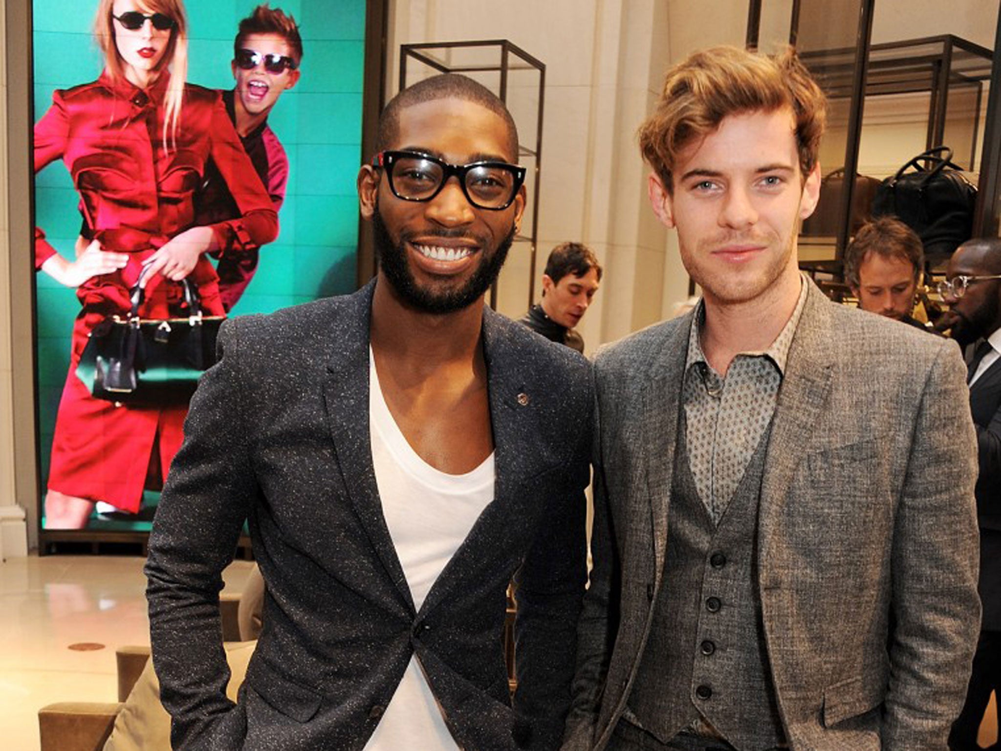 Tinie Tempah and Harry Treadaway