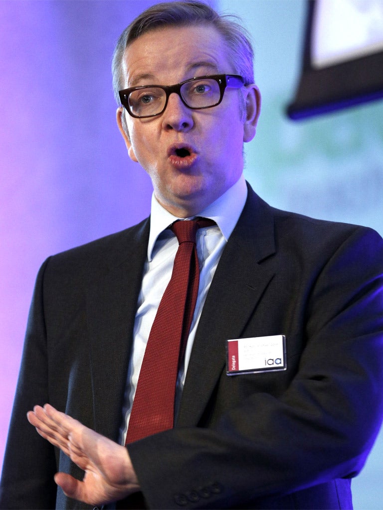 The Education Secretary Michael Gove