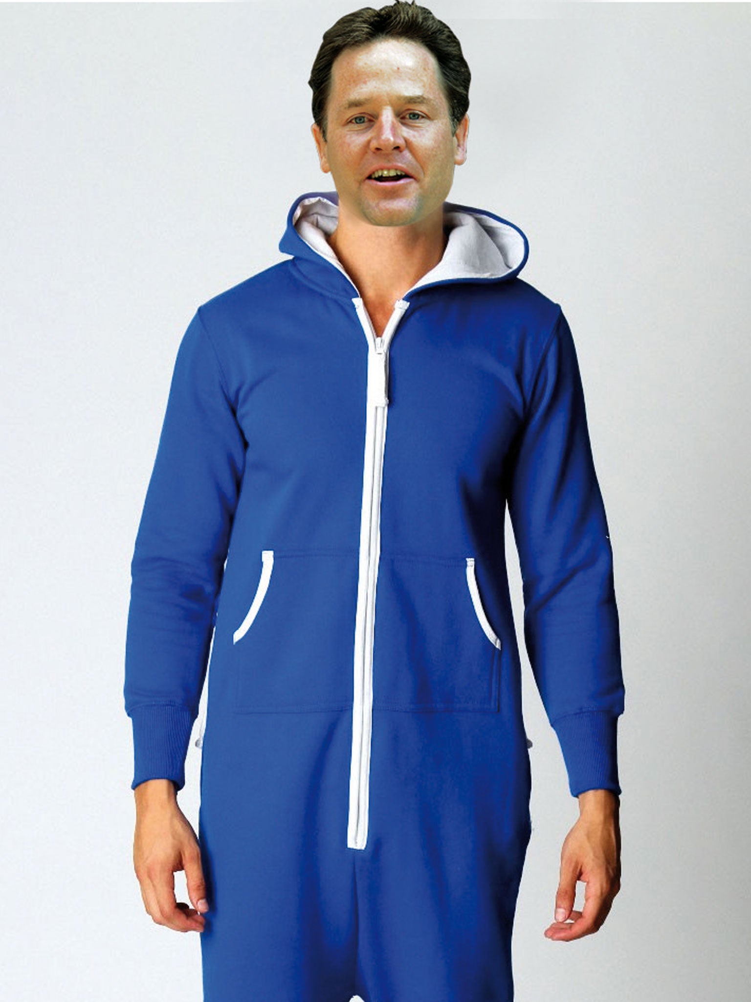 Clegg in a onesie