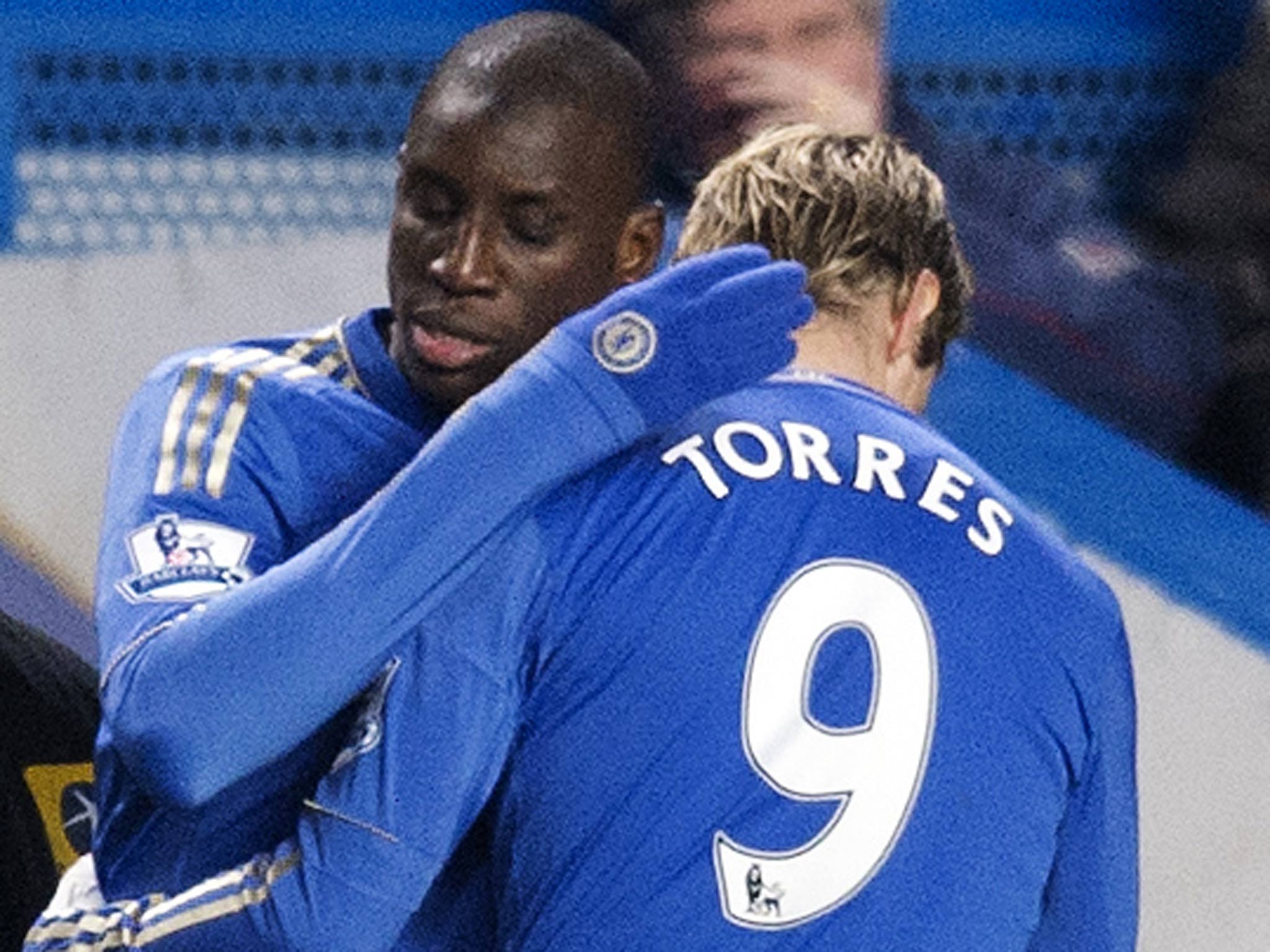 Fernando Torres and Demba Ba