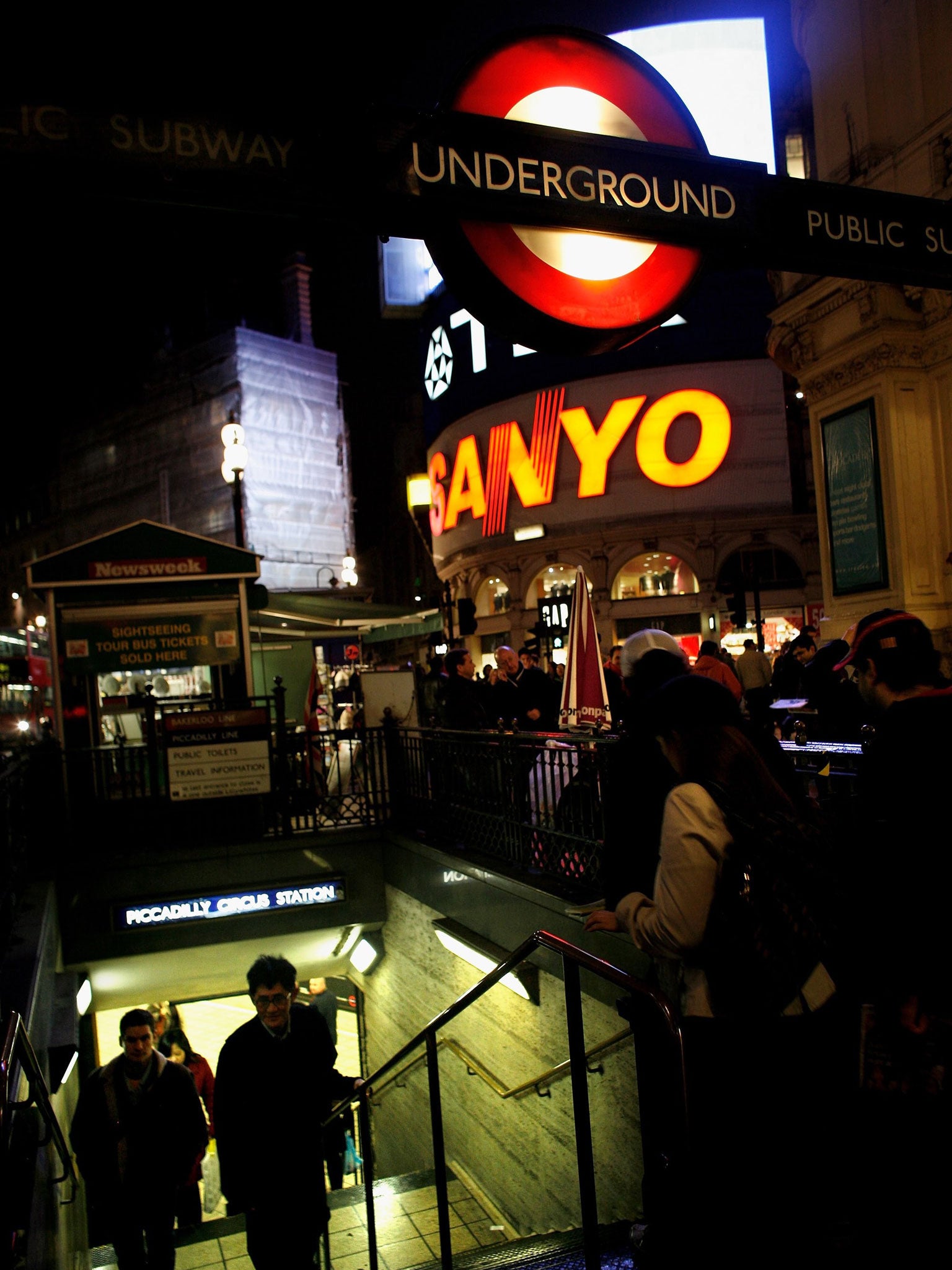 In the zone: hidden away at Piccadilly Circus Tube station is a clock showing world times