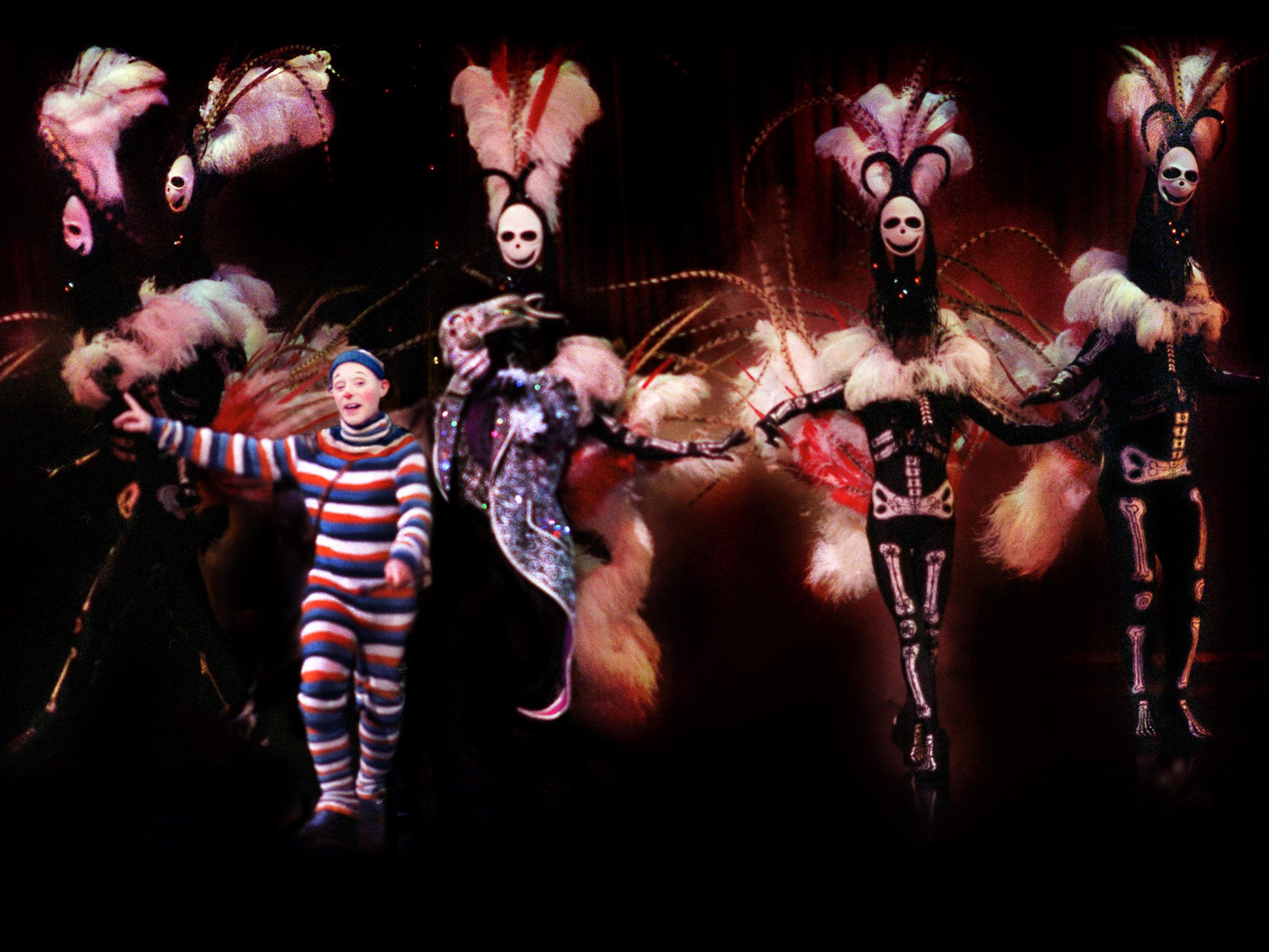 Death-defying: Cirque du Soleil in extravagant Kooza, at the Royal Albert Hall