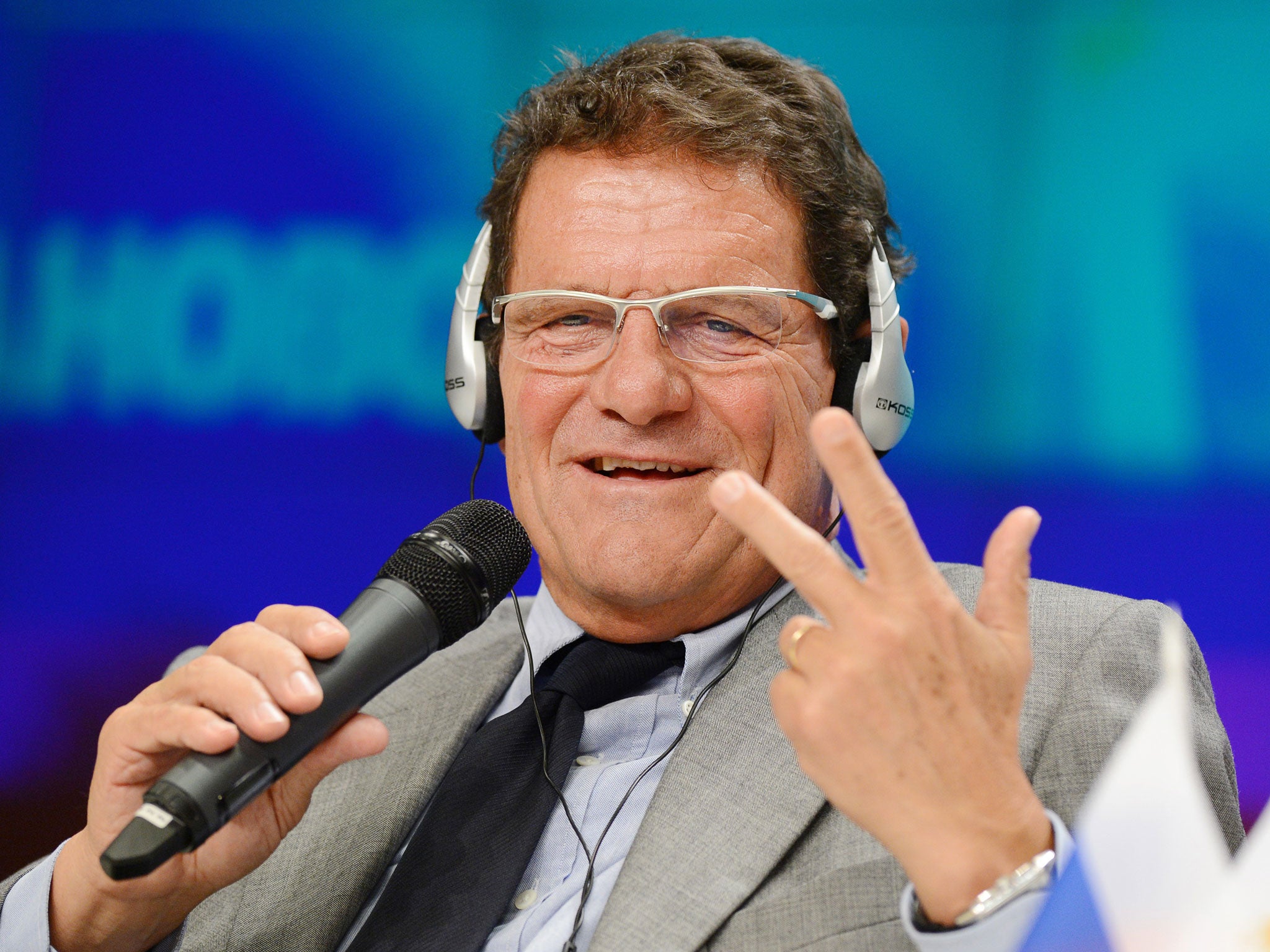 Lost in translation: Fabio Capello left the FA acrimoniously a year ago