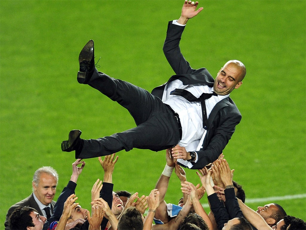 Pep Guardiola left Barca despite unprecedented success