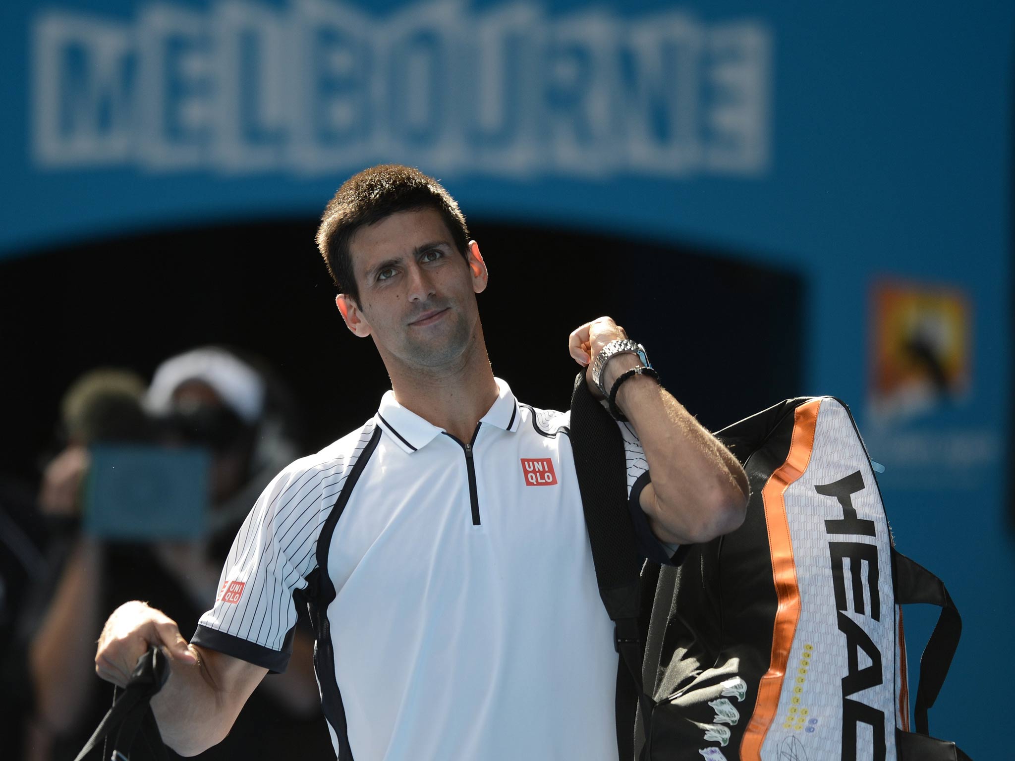 Novak Djokovic at the Australian Open