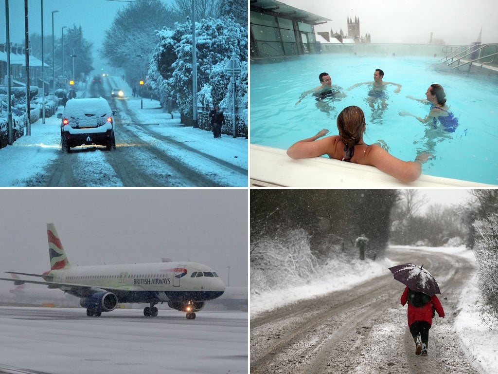 Heavy snow hits the UK