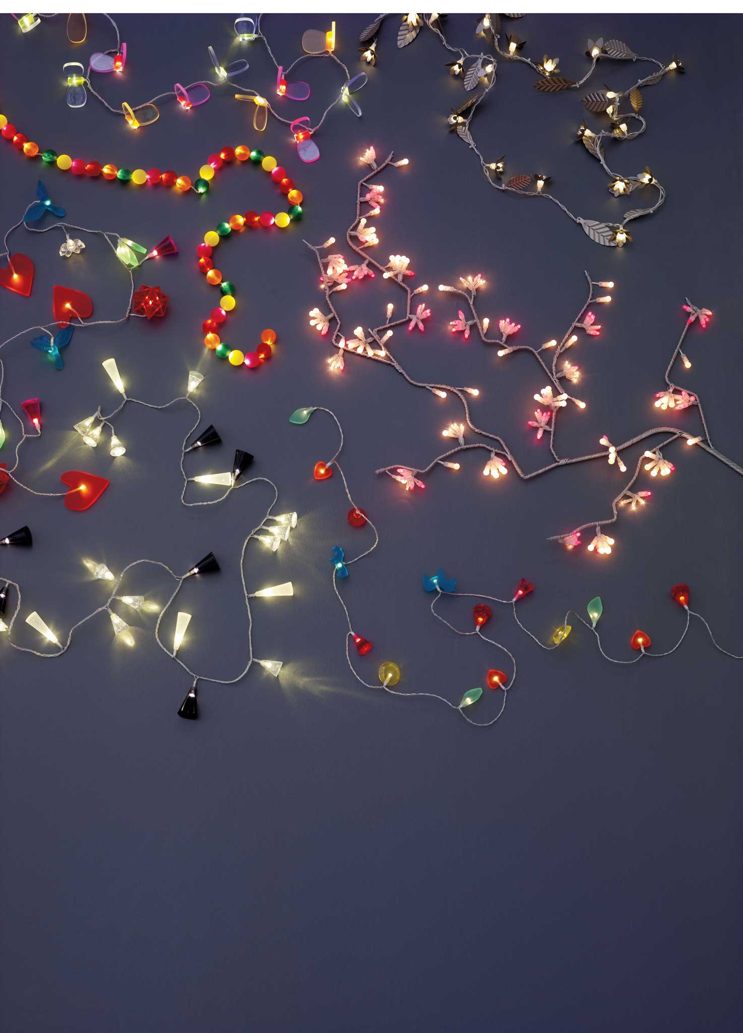 Get some swanky fairy lights that need no adornment from Habitat