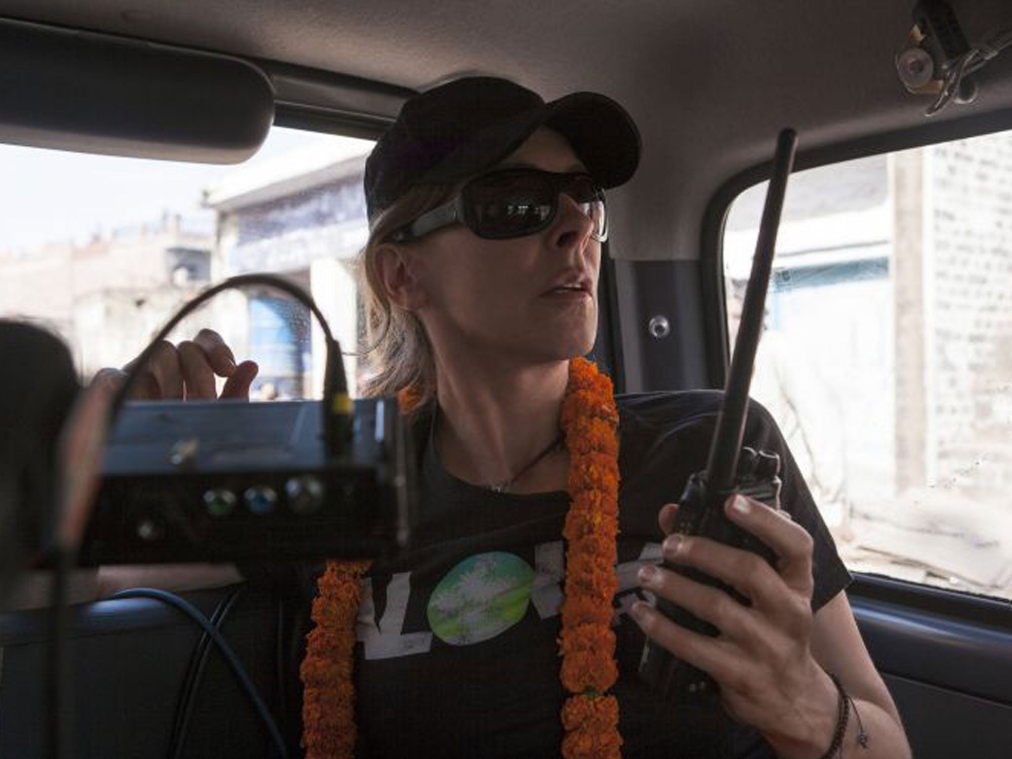 Kathryn Bigelow, seen on the set of ‘Zero Dark Thirty’, received special briefings from the CIA