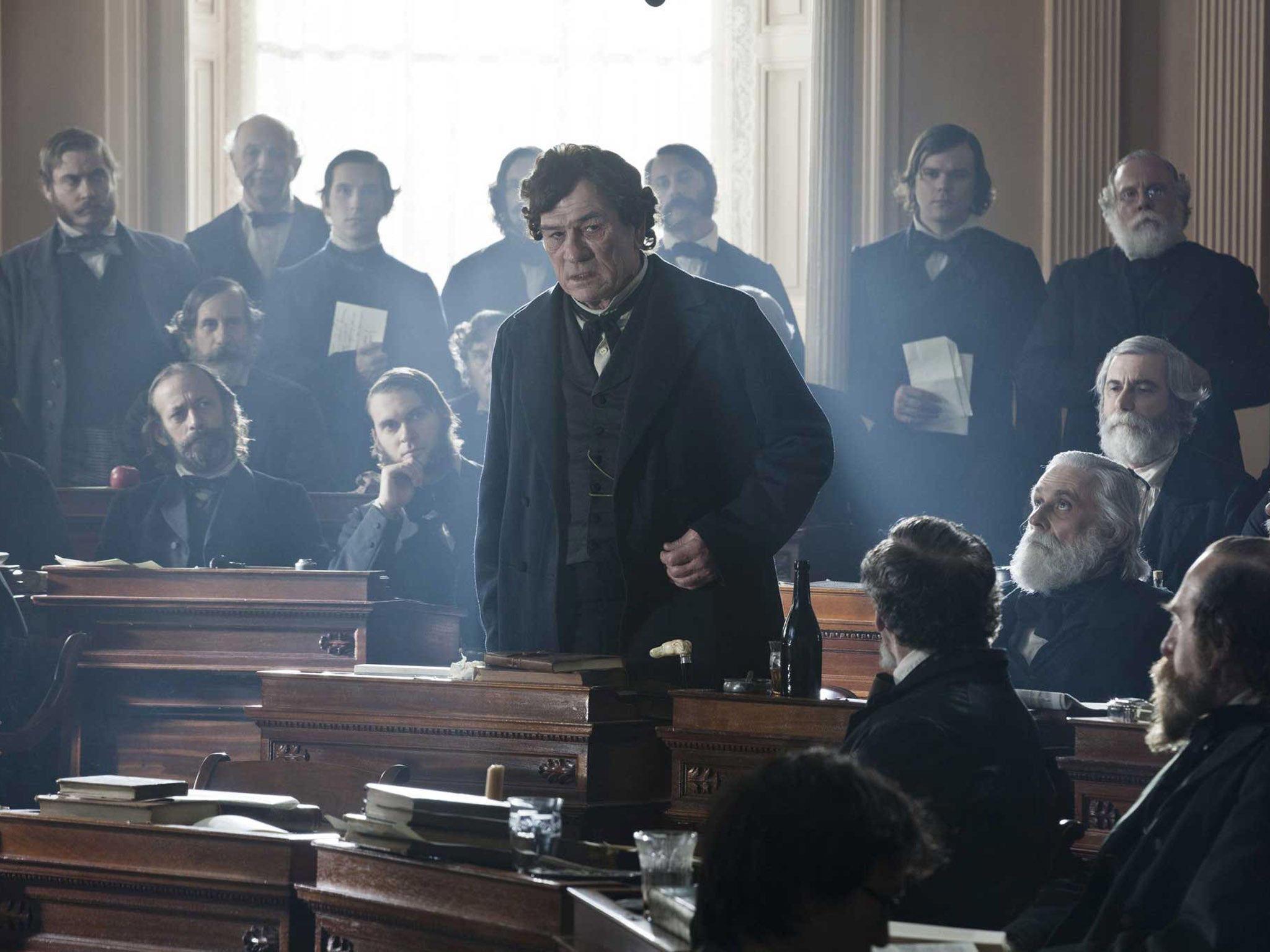 Government enforce: Jones as Thaddeus Stevens in 'Lincoln'