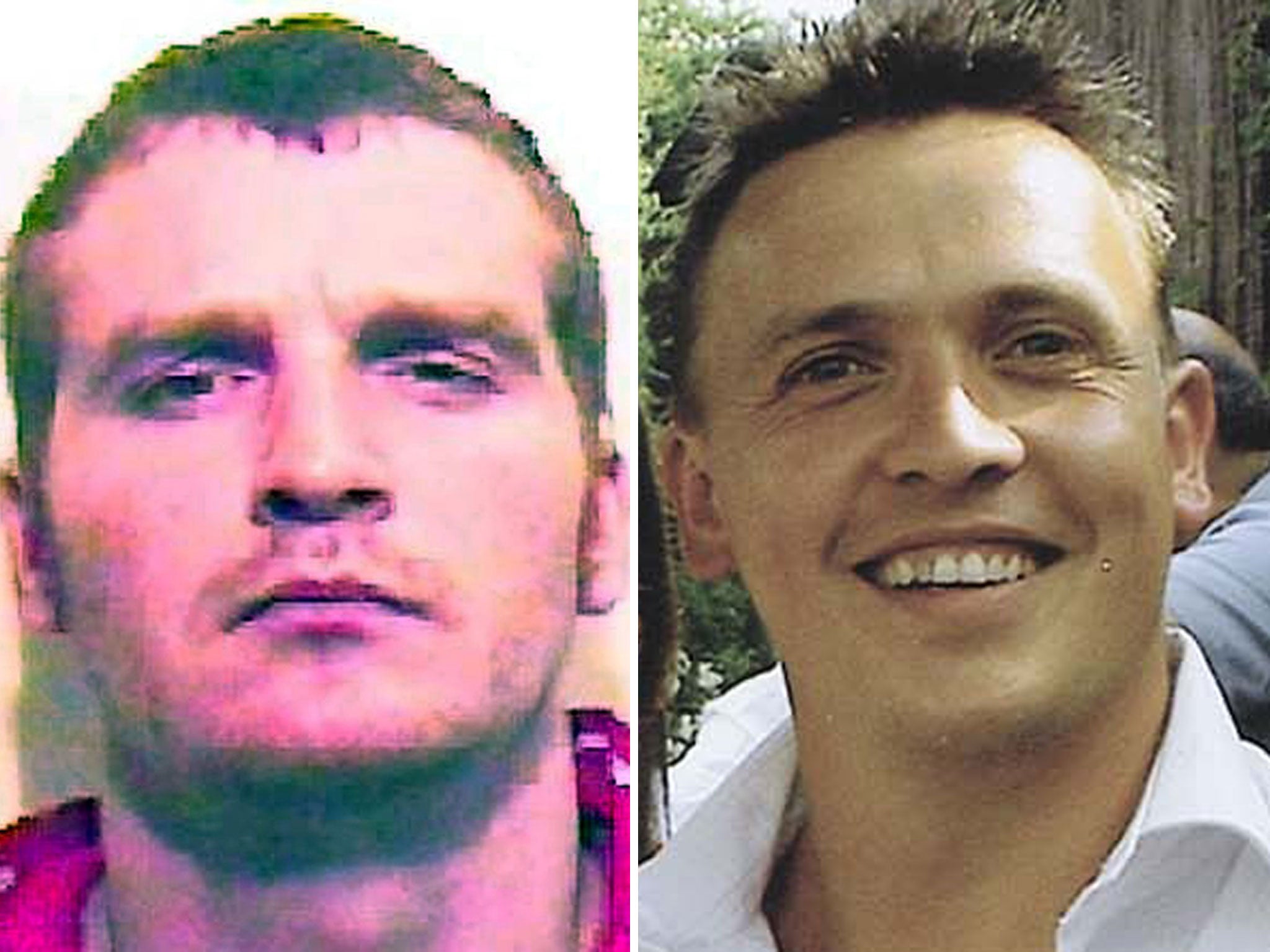 Sam Sturnham, left, who was jailed for the manslaughter of Christian Noble