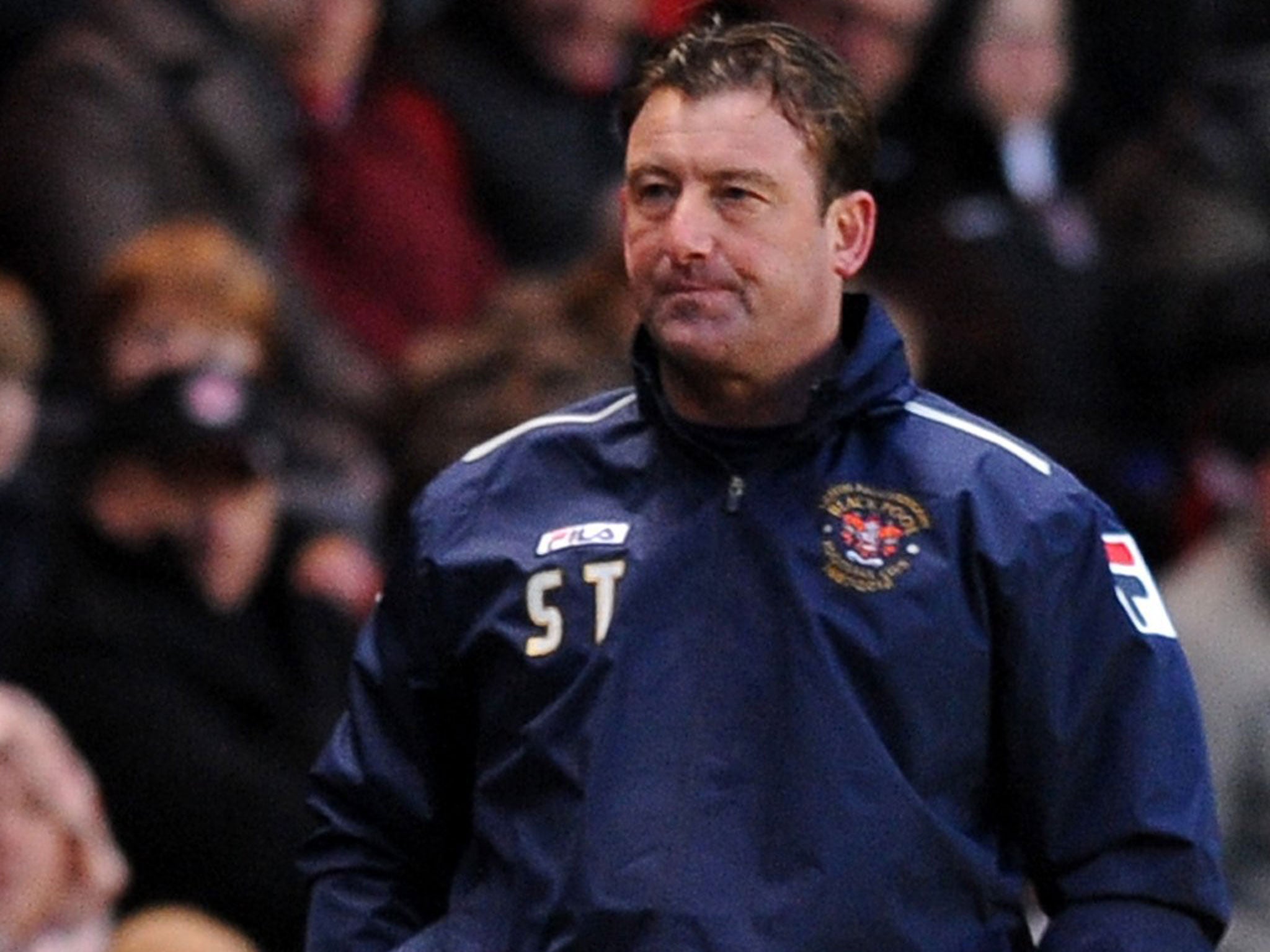 Out of luck: Steve Thompson has lost all three games as caretaker manager