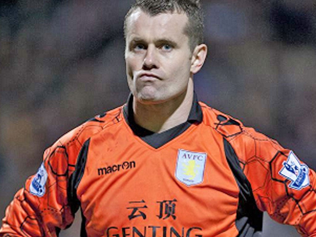 The veteran goalkeeper Shay Given