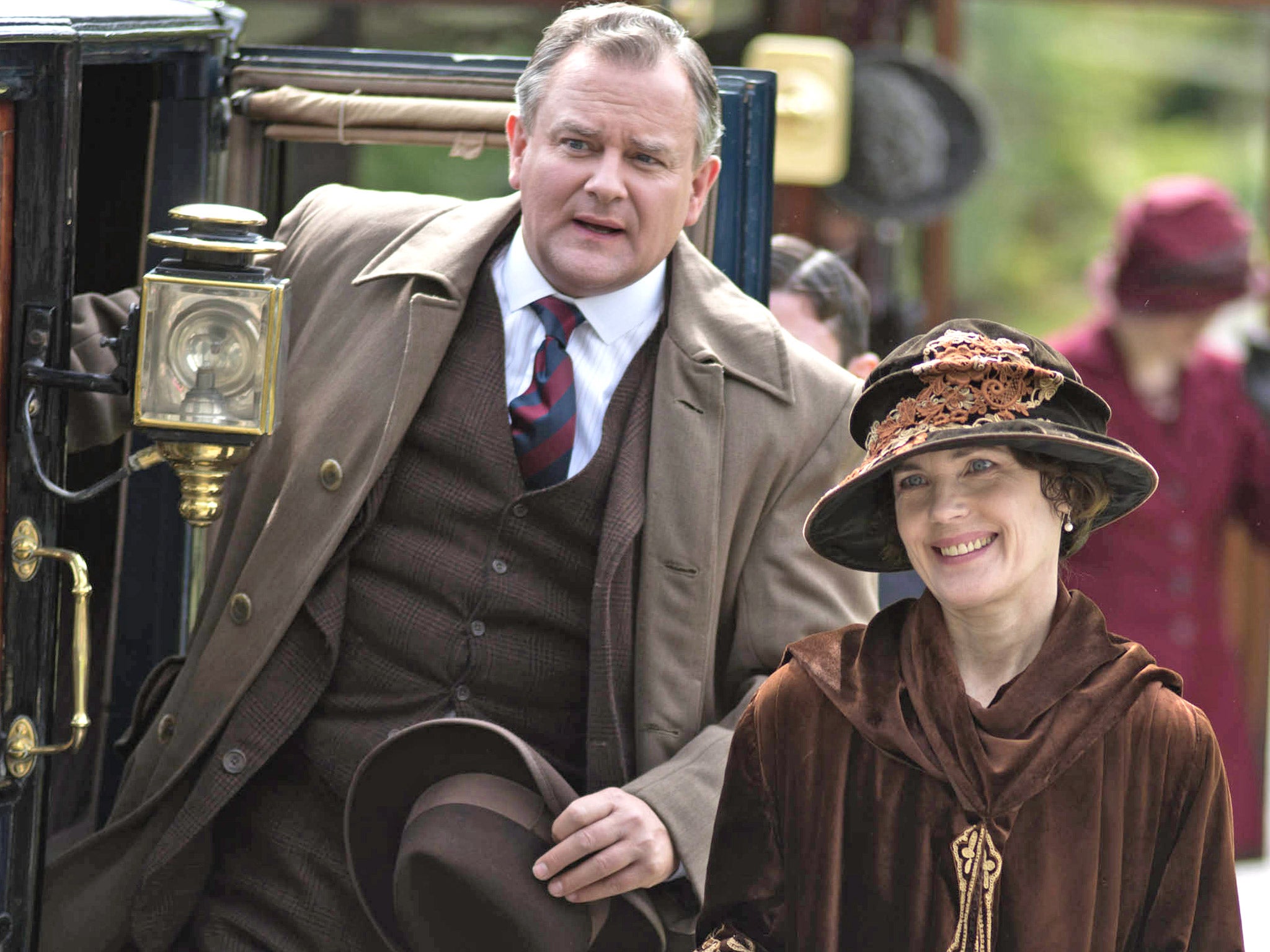Hugh Bonnevile and Elizabeth McGovern in 'Downton Abbey'