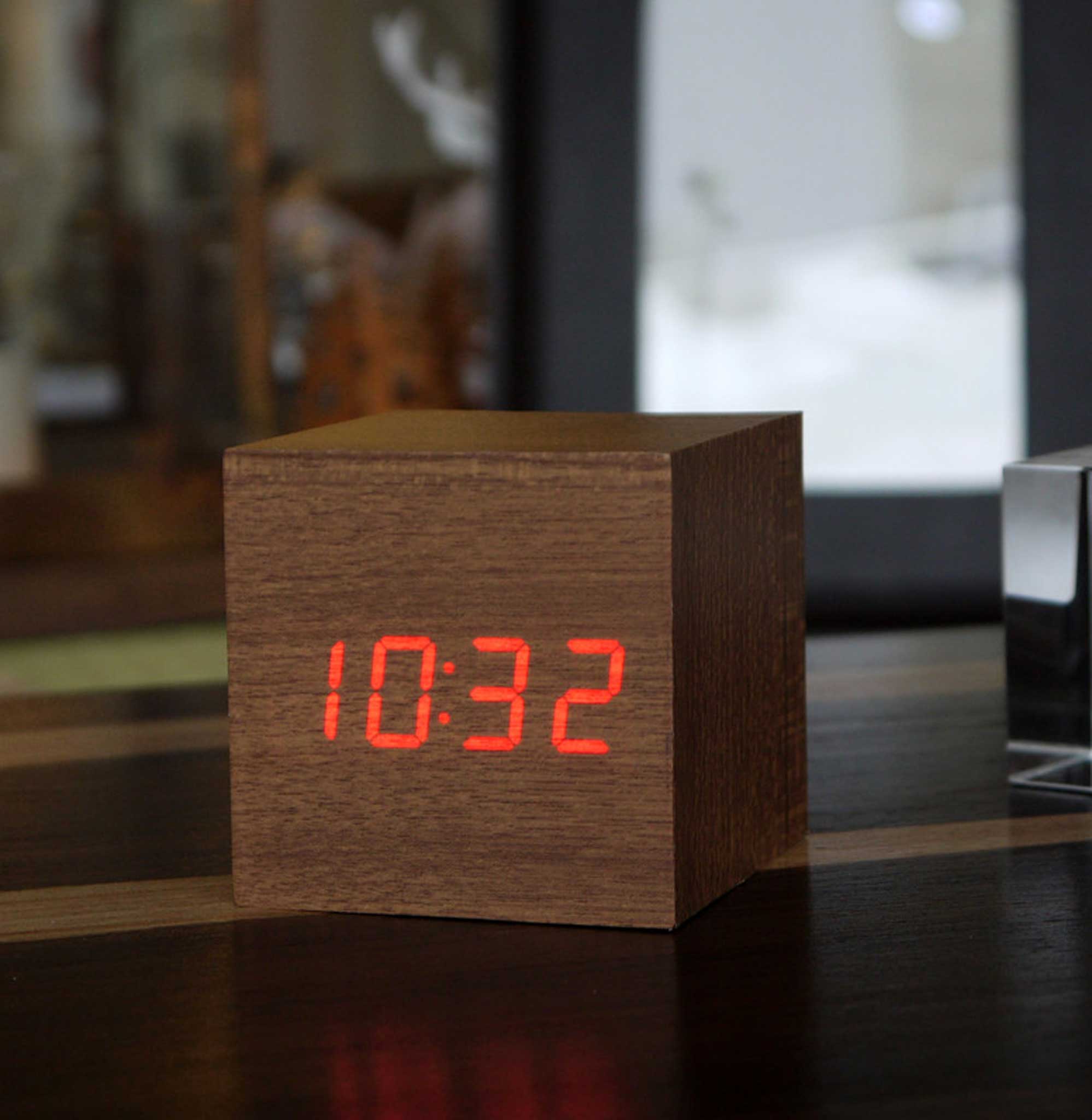 This clock looks like a plain block of wood, but click your fingers and an LED display tells you the time, date and temperature, then switches itself off again to conserve energy. It can be set to show the time constantly if you'd rather not faff, but the sound-activated option does allow you to pretend you have Dumbledore-like powers of illumination. £28.50, notonthehighstreet.com
