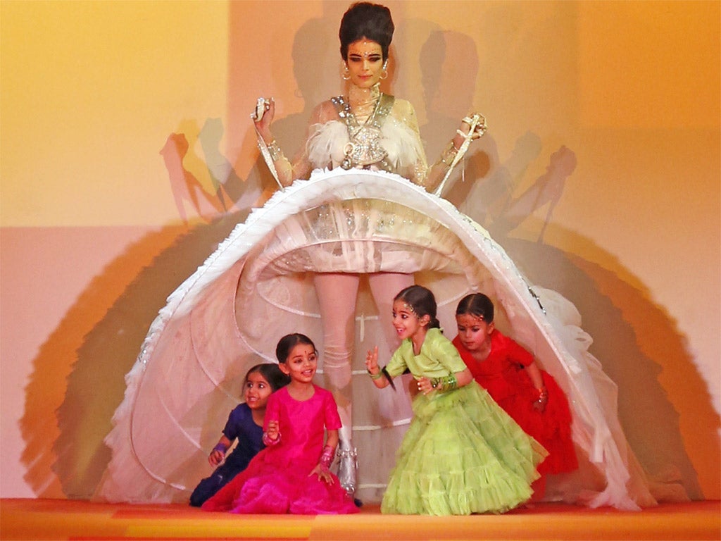 The surprise ‘wedding guests’ at the Gaultier show