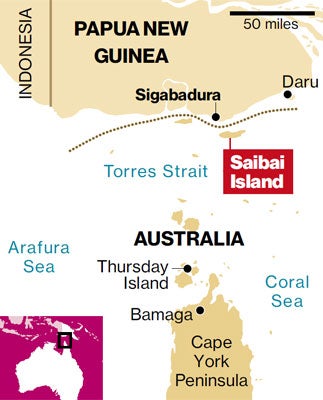 His story raises more questions than it answers, but one thing seems certain: the man who sailed from Papua New Guinea to northern Australia on a raft of twigs and sticks – braving a cyclone and waters infested with crocodiles and sharks – is fortunate to