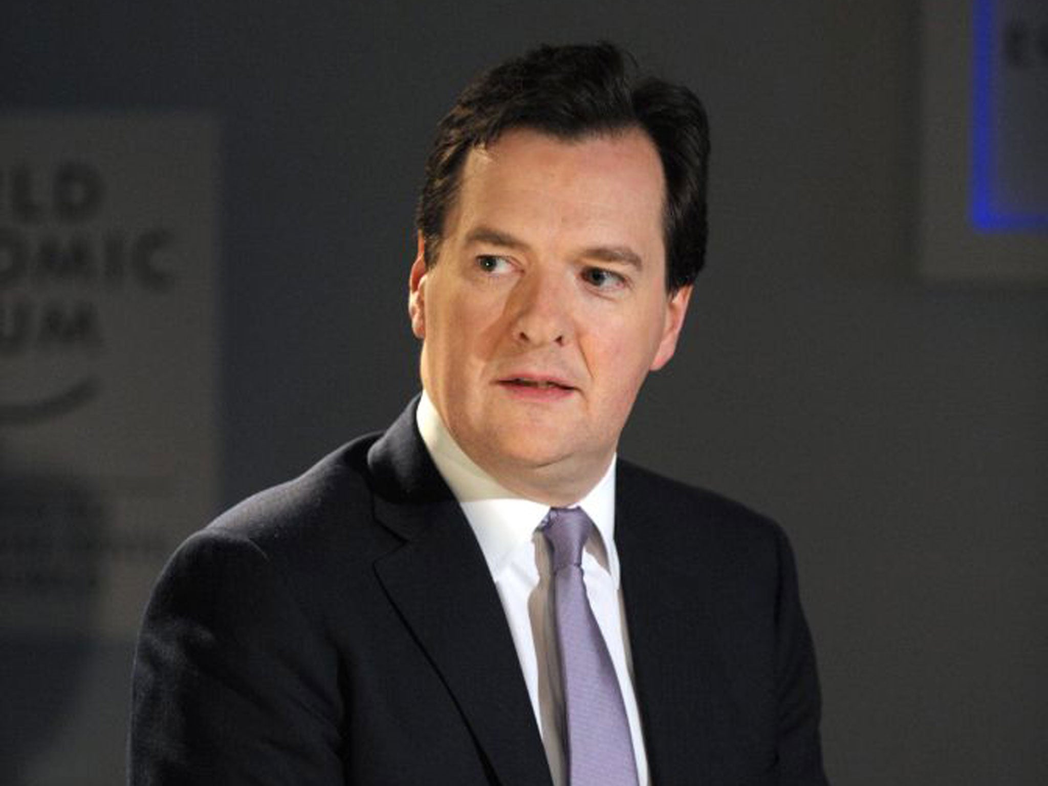 George Osborne in Davos