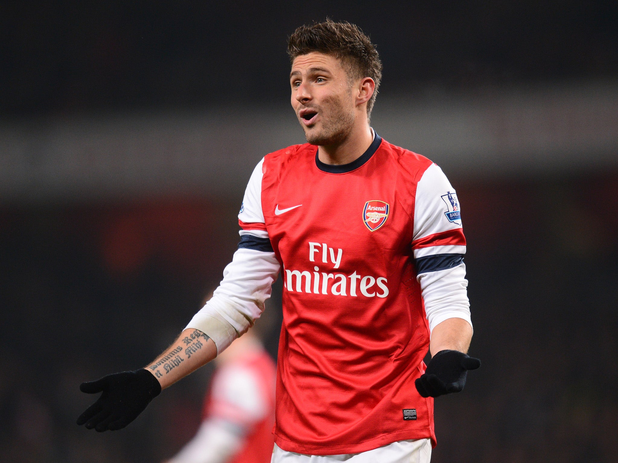 Olivier Giroud's brace helped Arsenal to victory