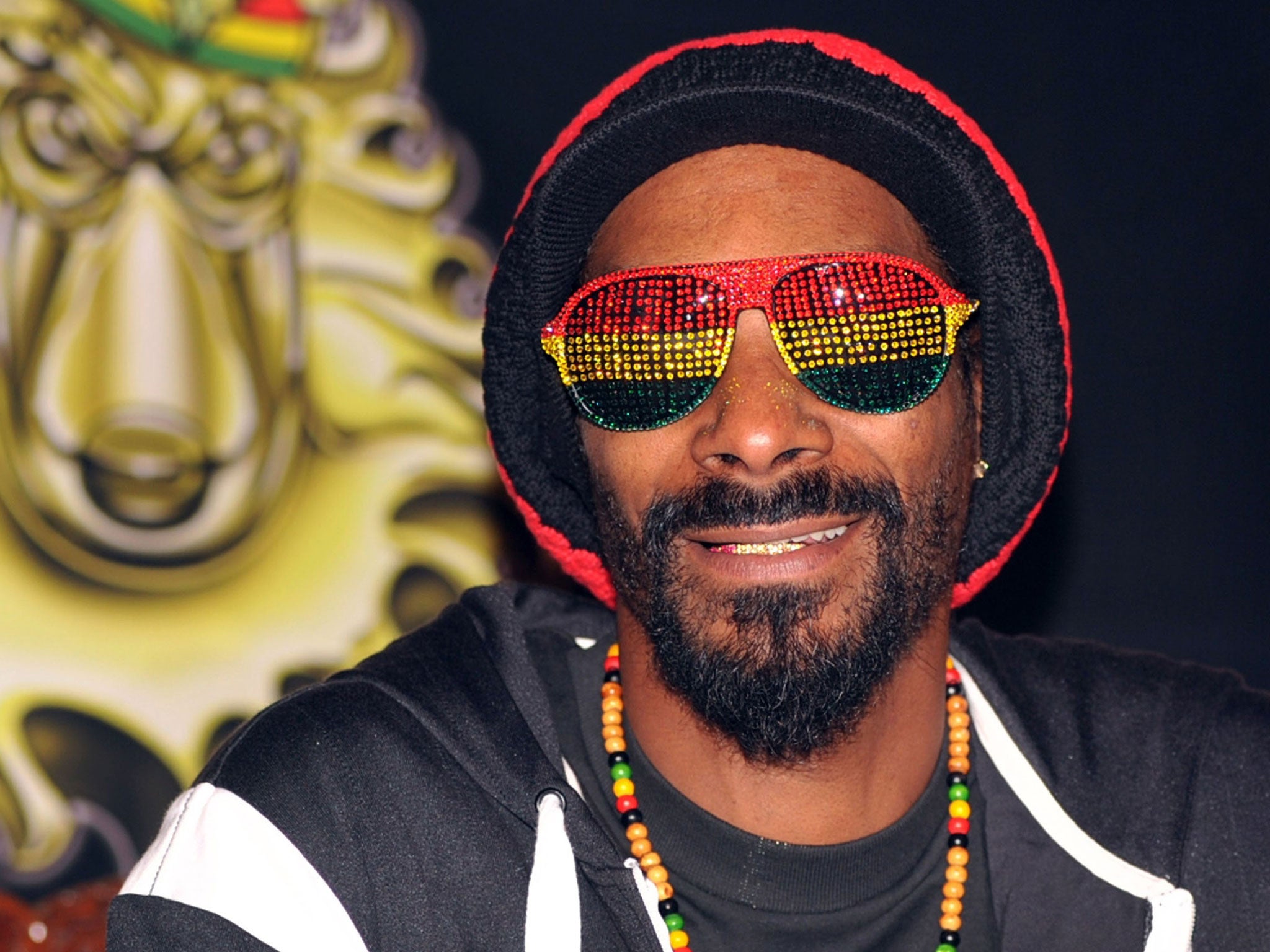 Snoop Lion in his new Rastafarian guise earlier this month
