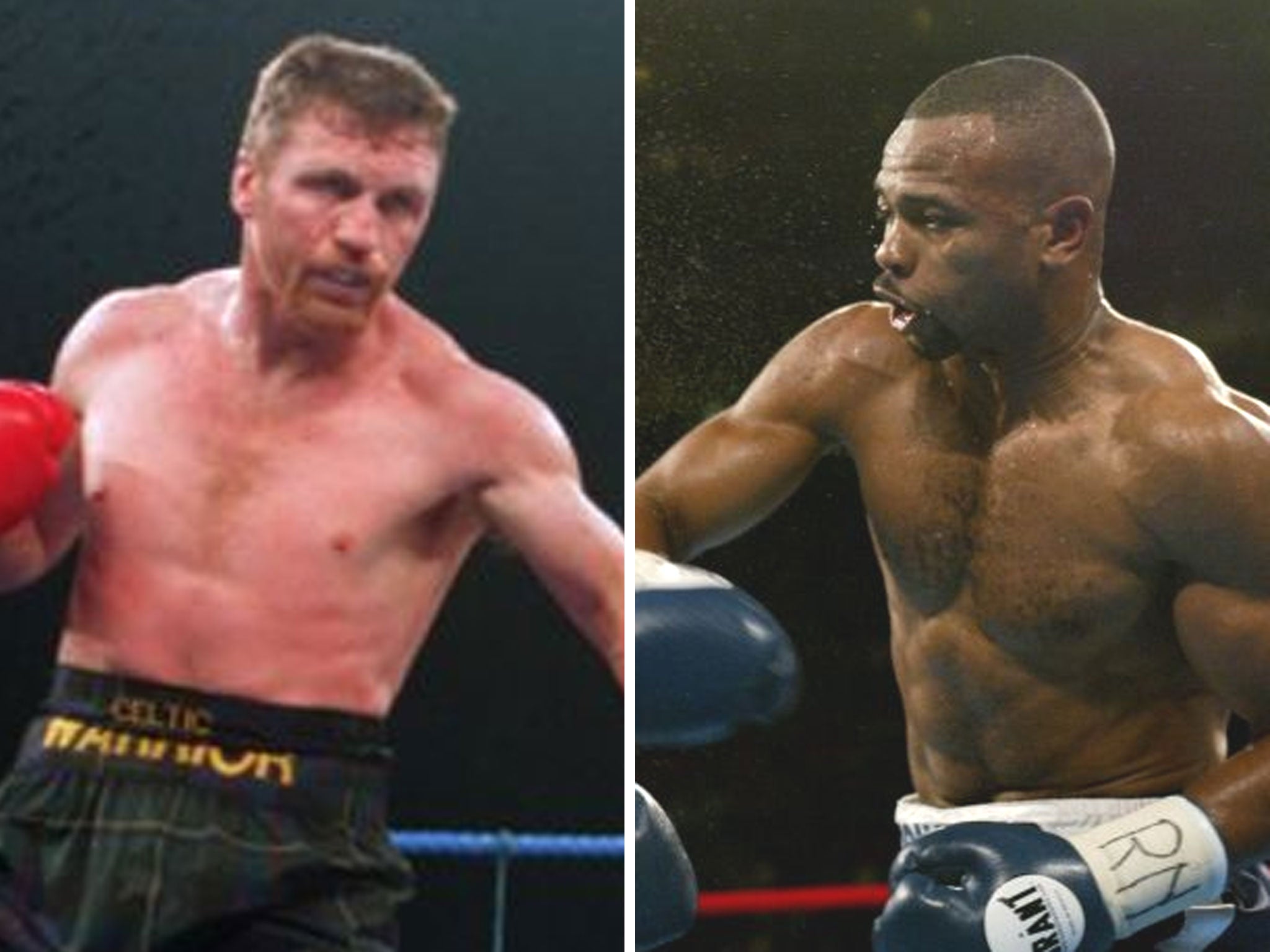 Roy Jones (right) was the world's best boxer in 1999 when Steve Collins wrecked his victory celebrations