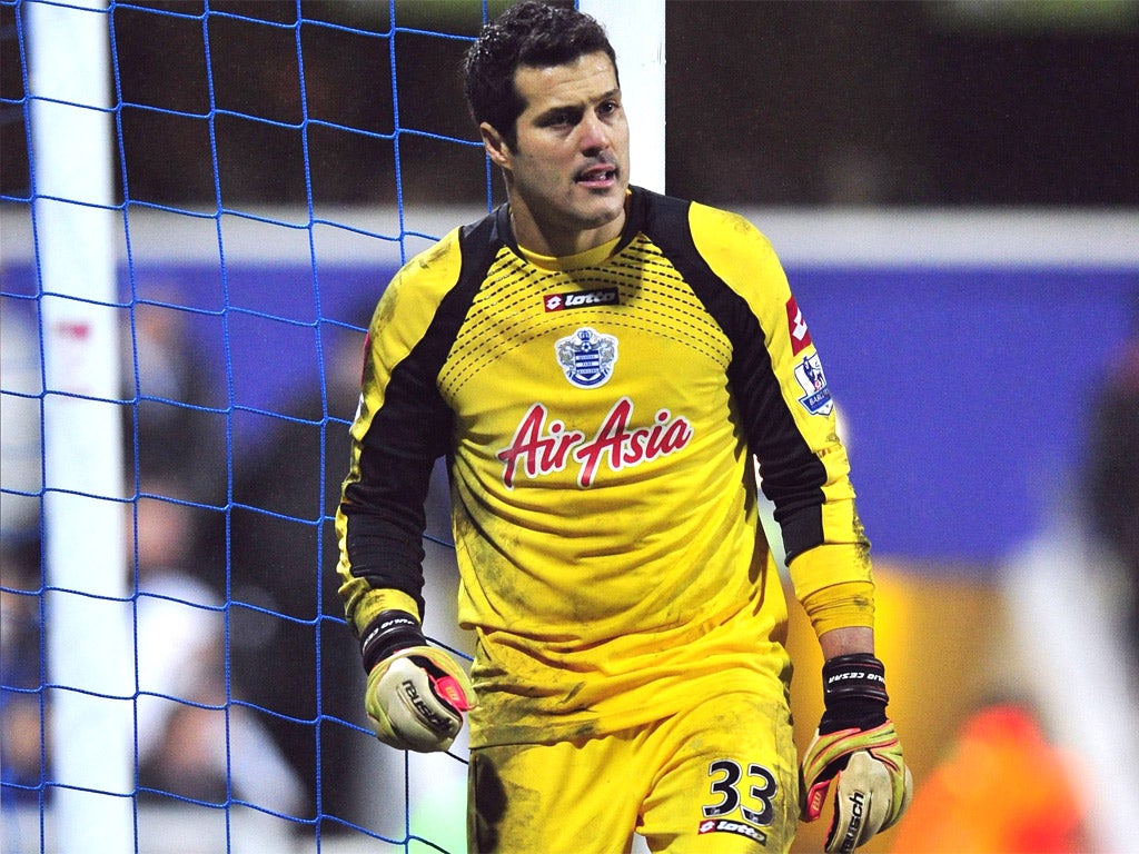 Julio Cesar performed heroics in the QPR goal