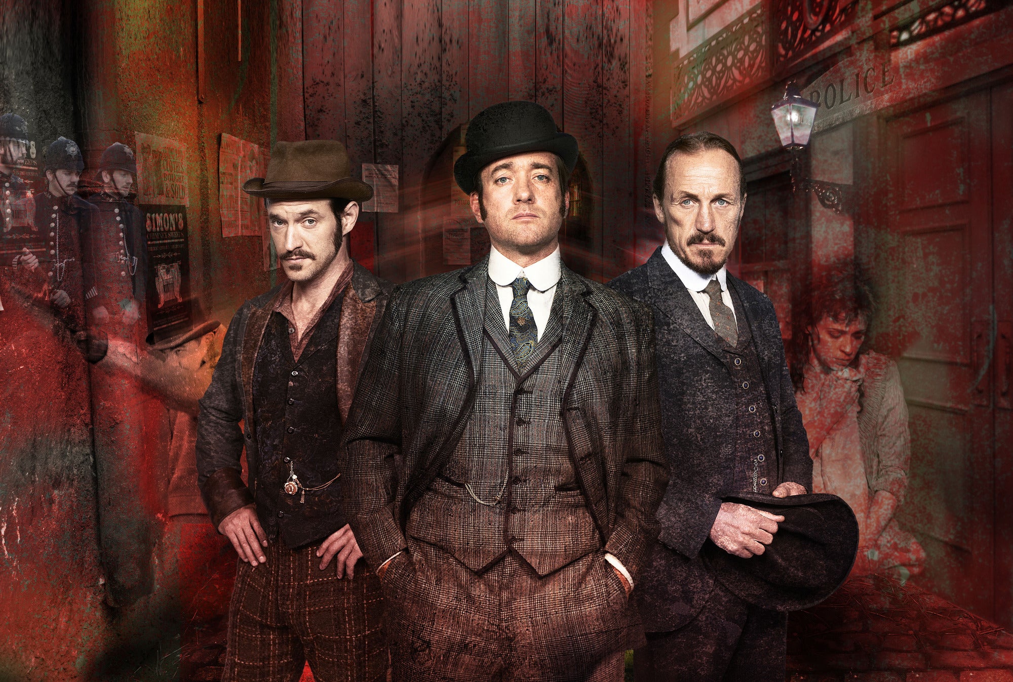 Adam Rothenberg, Matthew MacFayden and Jerome Flynn star in Ripper Street