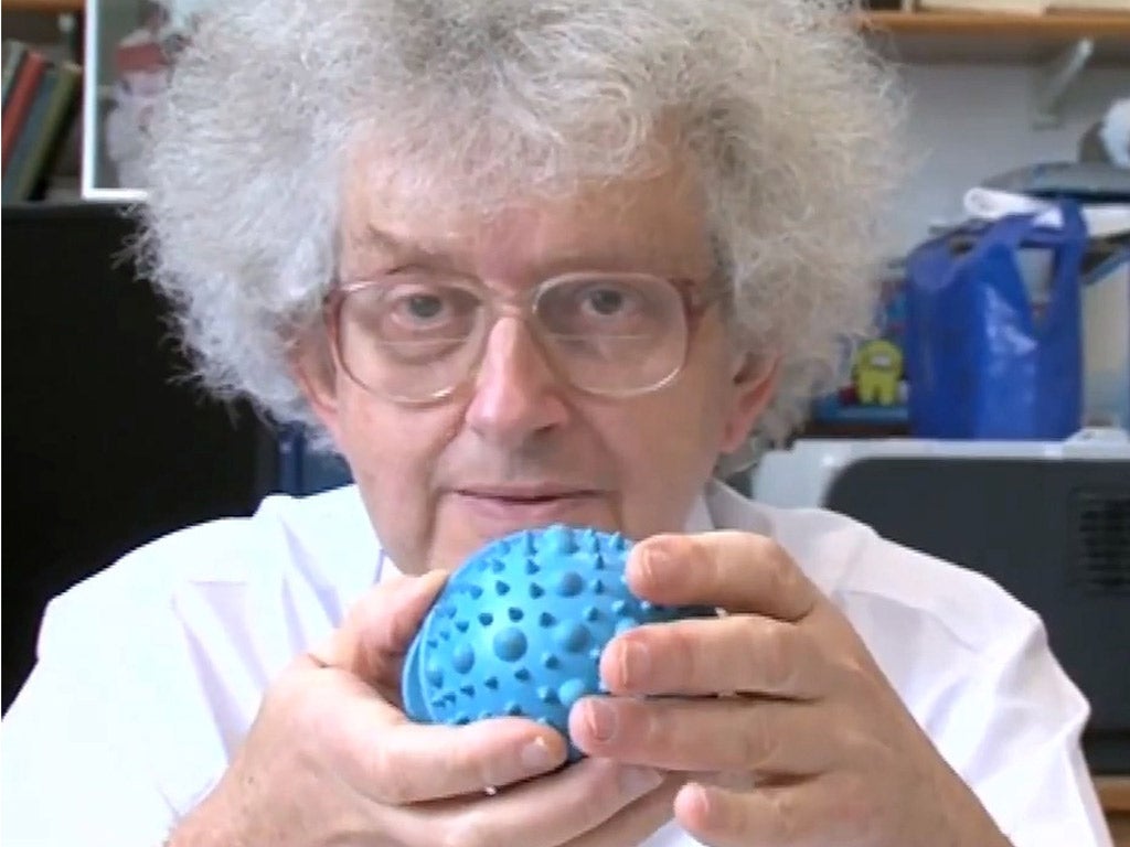 Don good: Martyn Poliakoff of Nottingham University has become YouTube-famous thanks to his chemistry clips