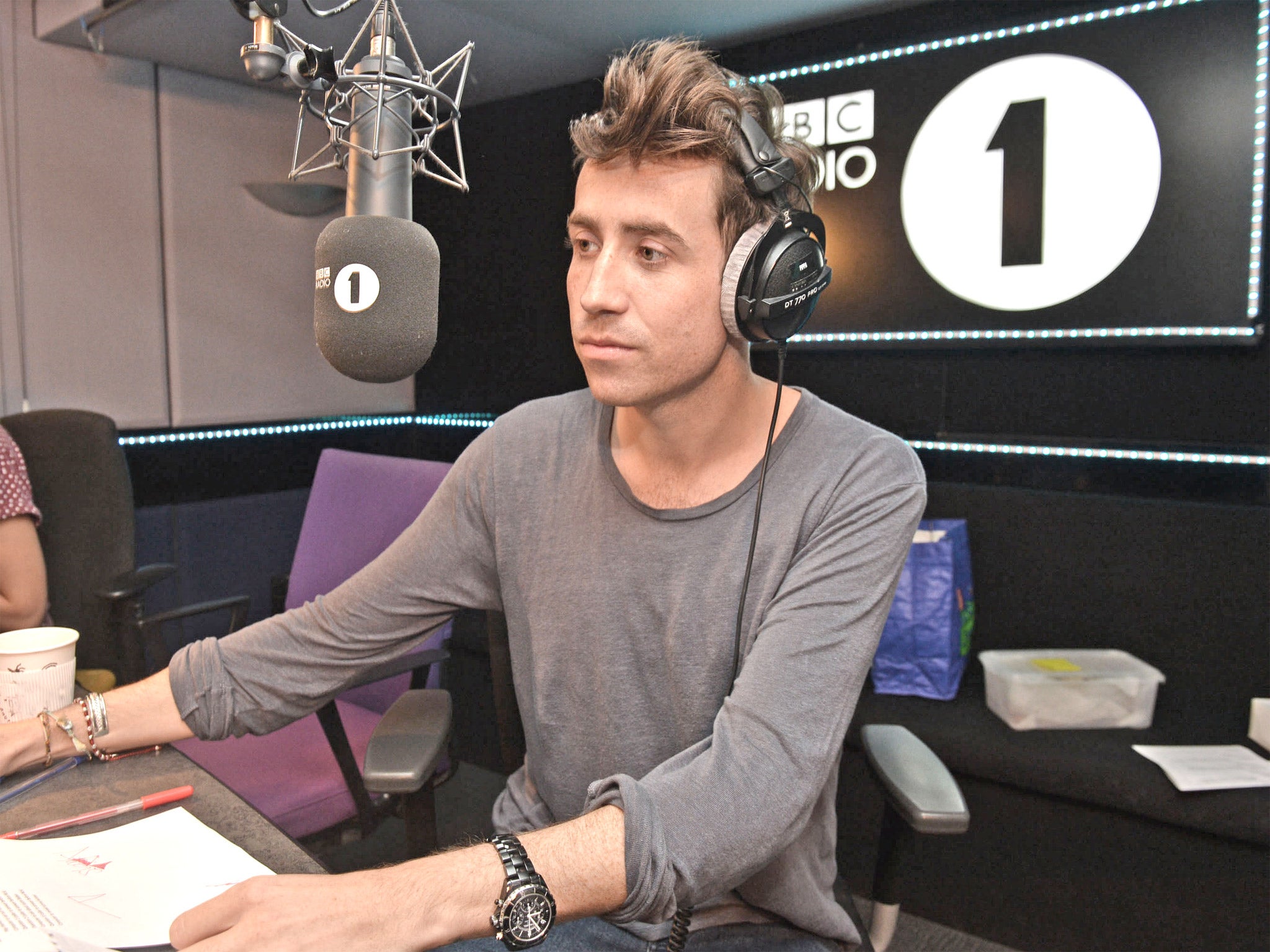 Radio 1 Breakfast Show host Nick Grimshaw