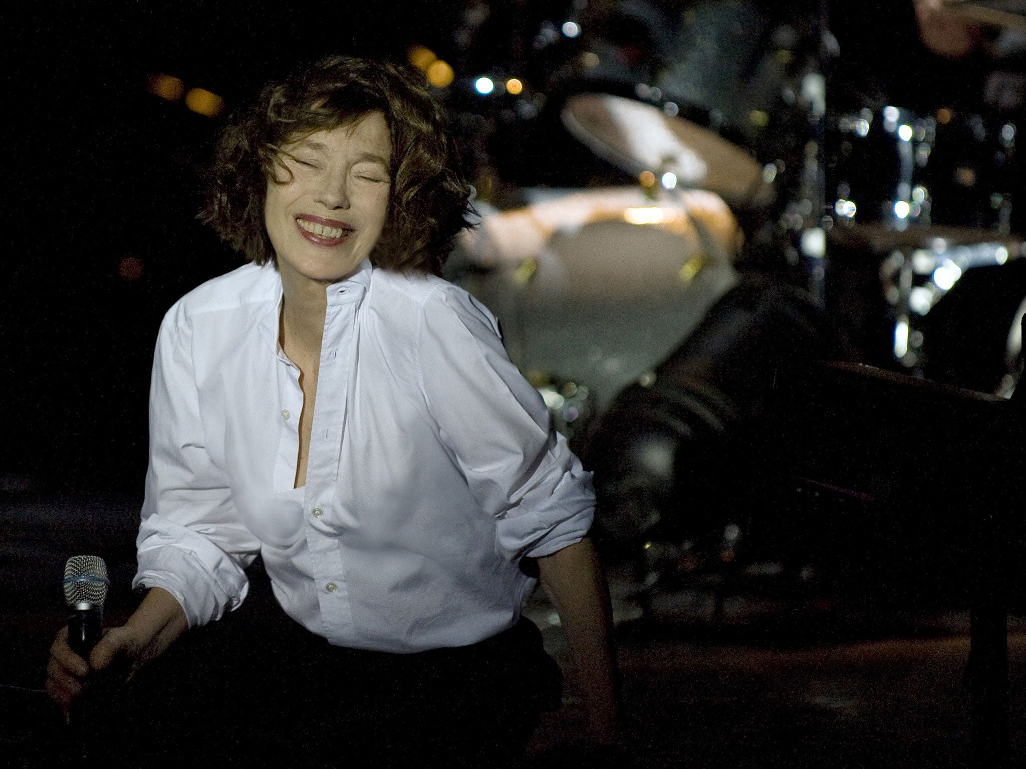 Sixties siren: If Birkin’s cheeks were any higher they’d be in her eyebrows